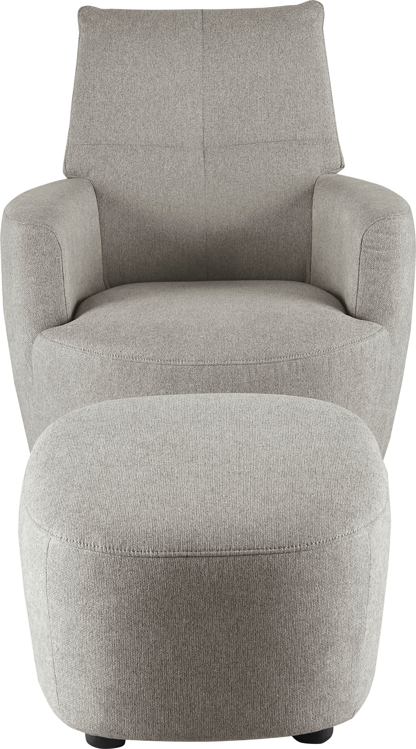 set one by Musterring Relaxsessel »SO 1450«, (Set), mit Dreh- und Wippfunktion, inklusive Hocker