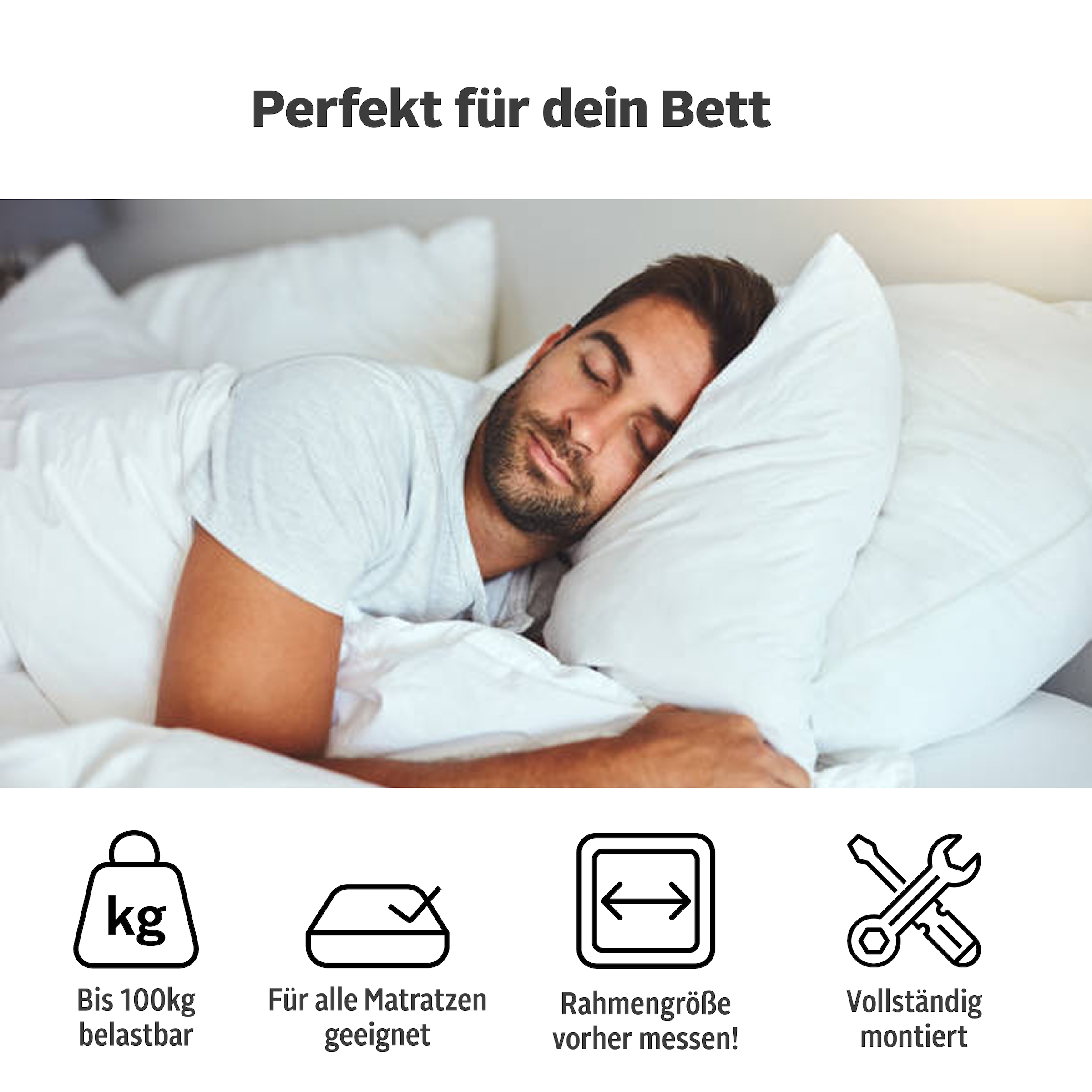 OTTO home Lattenrost »Randsfjord, 90x200, 140x200 cm und weiteren Größen« Lattenrost für alle Matratzen, langlebig, ergonomisch, 7-Zonen