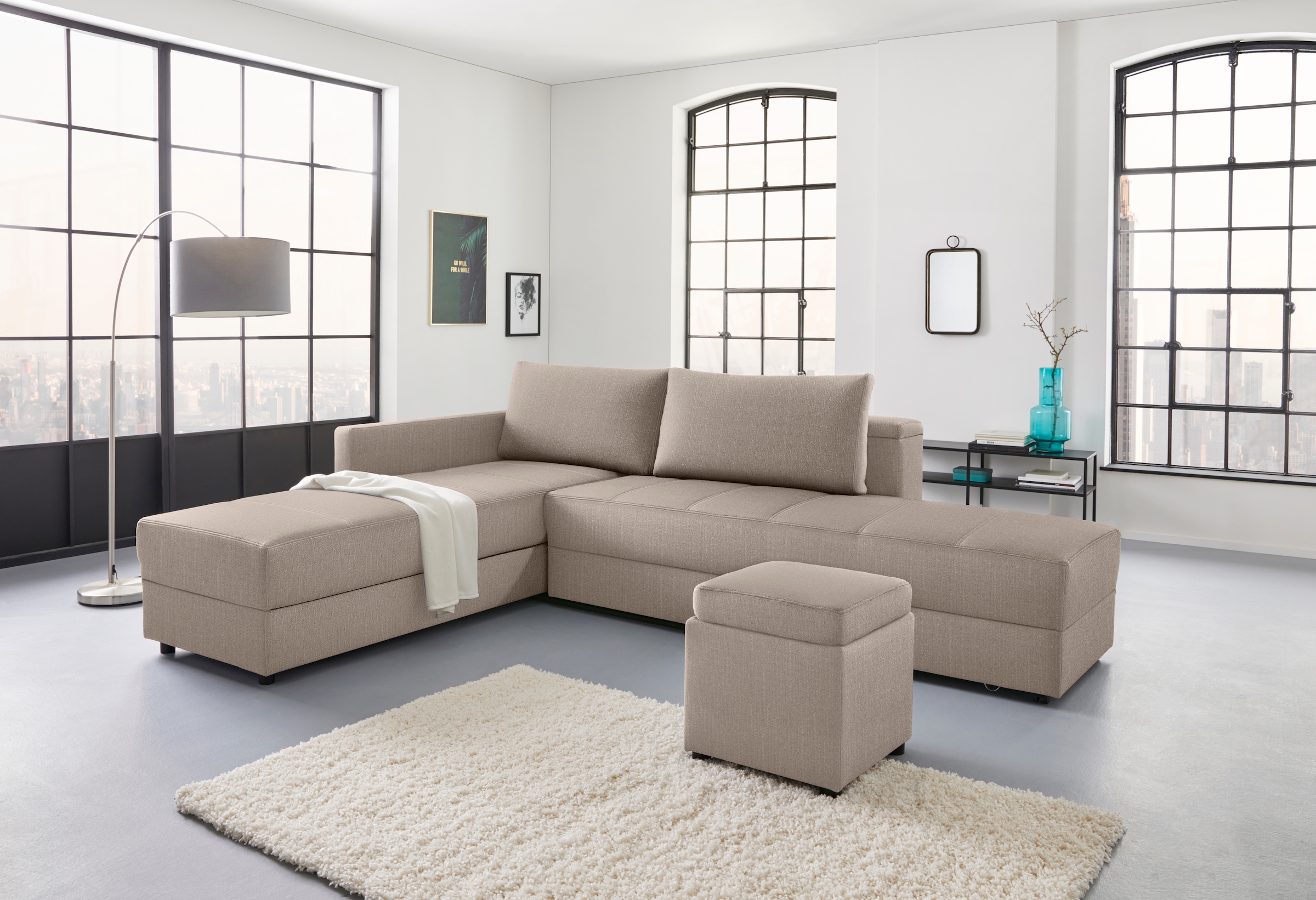 LOOKS by Wolfgang Joop Hocker »LooksIII« inklusive Stauraum, wandelbar zum Tisch