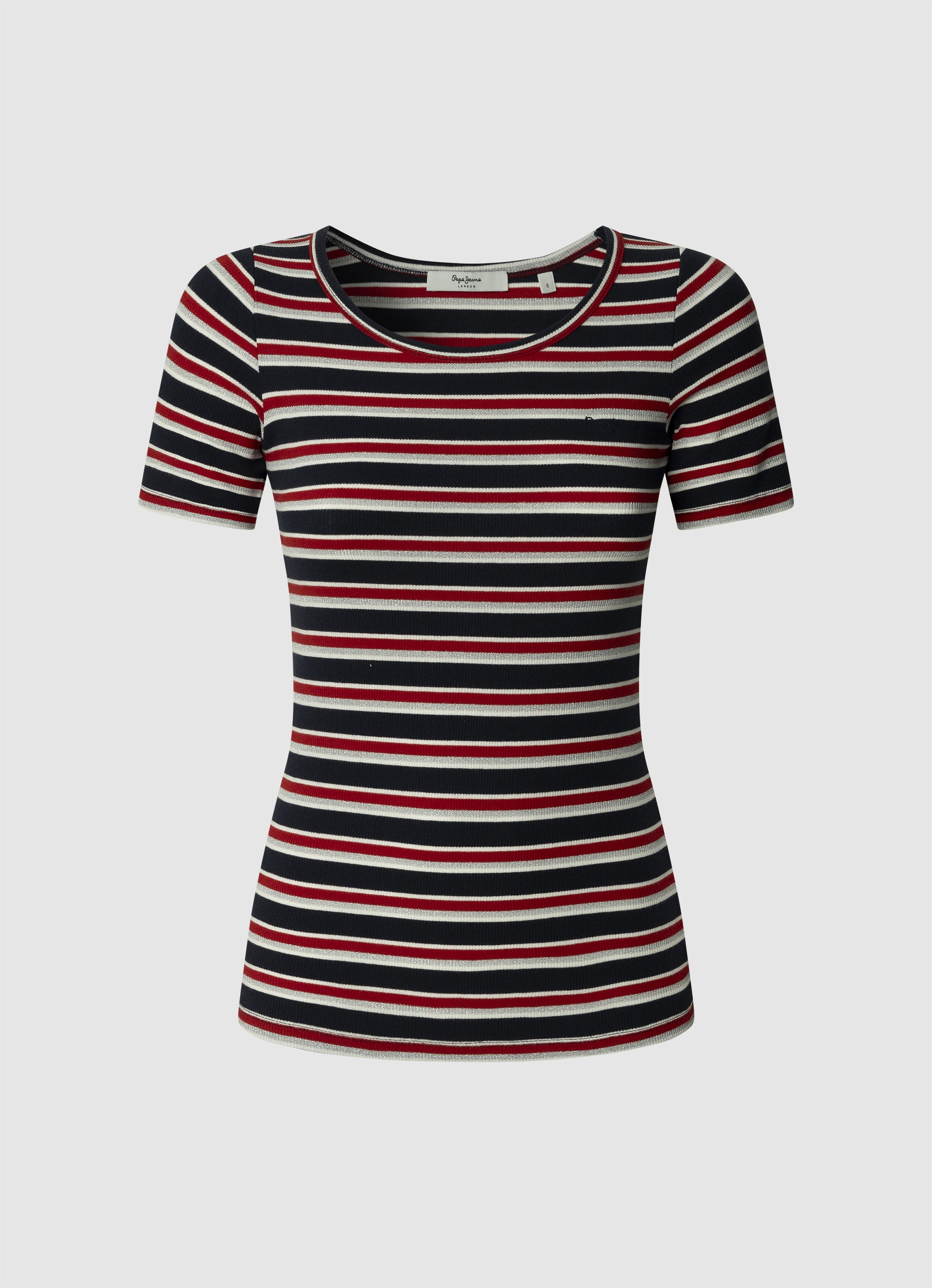 Pepe Jeans Kurzarmshirt »BAMBU«, Slim Fit mit Rundhals