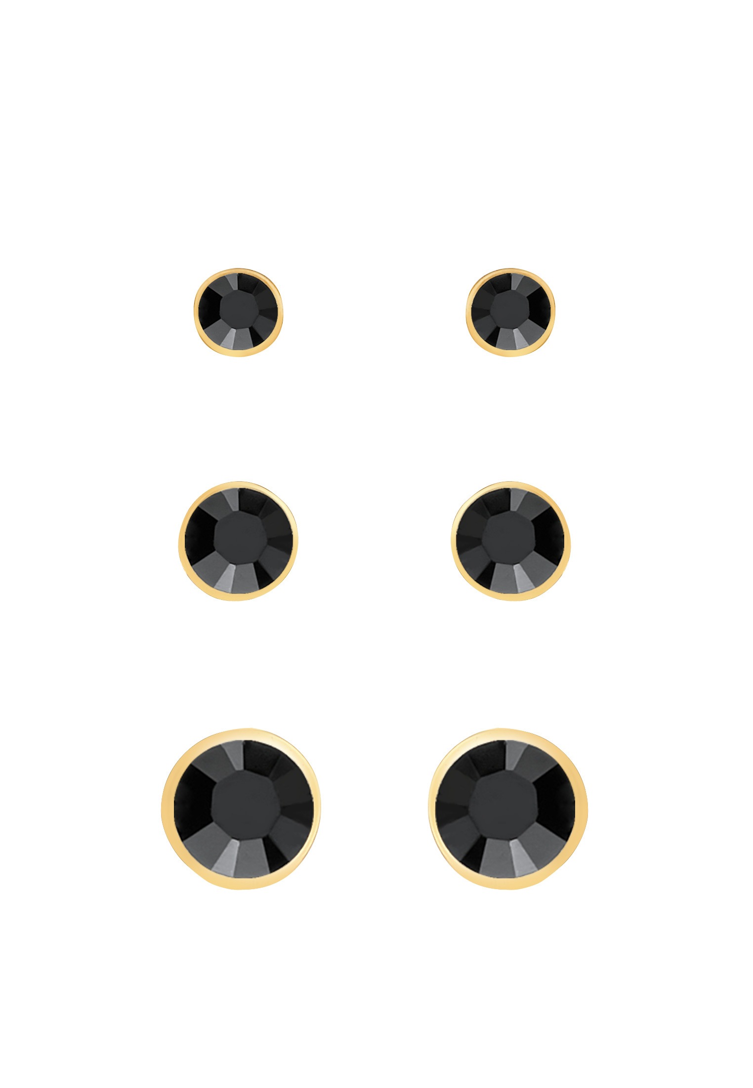 Elli Ohrstecker-Set »Ohrringe 3er Stecker Set Basic Ohrstecker Zirkonia 925 Sterling Silber«