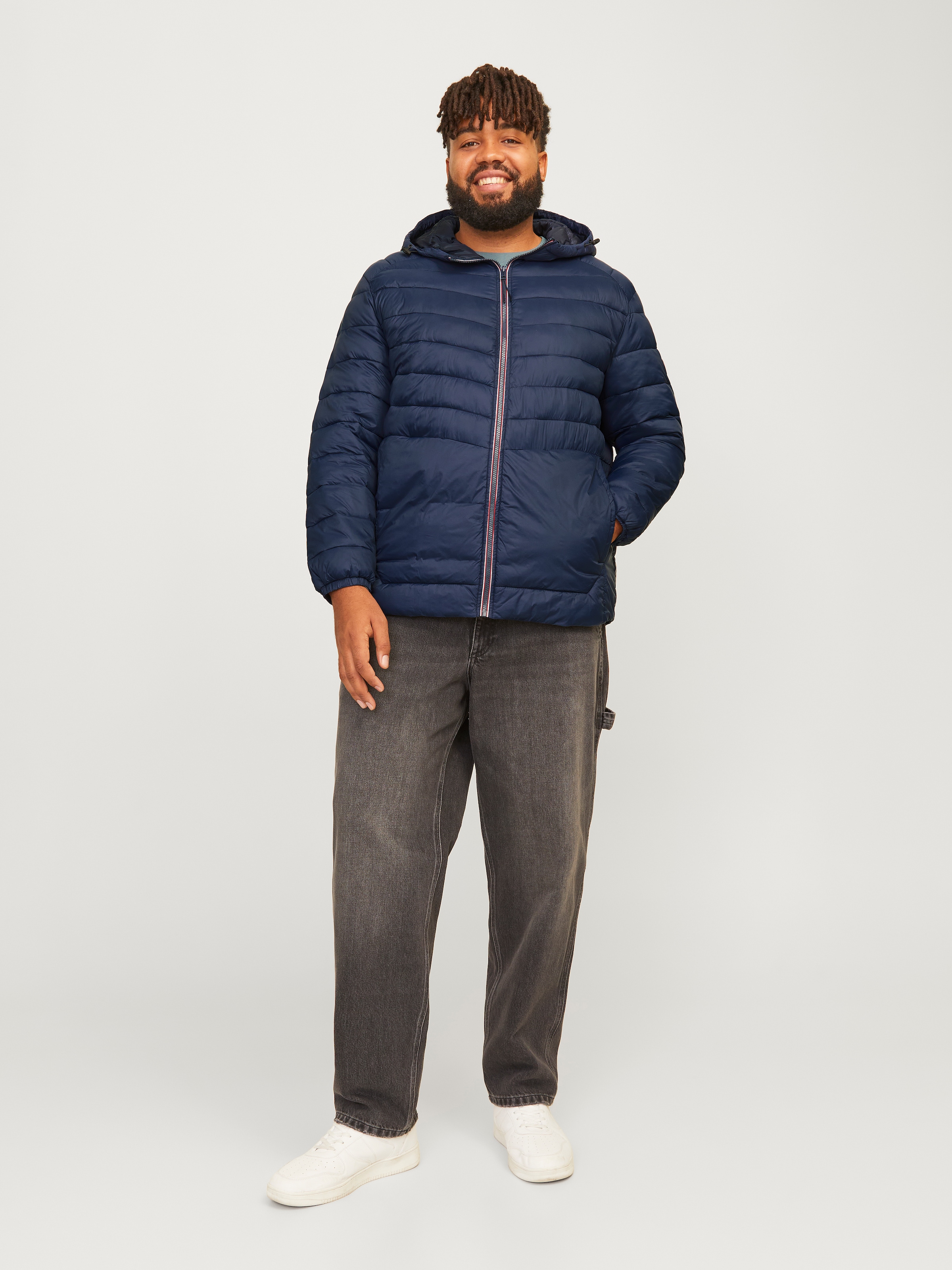 Jack & Jones PlusSize Steppjacke »JJESPRINT PUFFER HOOD NOOS PLS«, ohne Kapuze