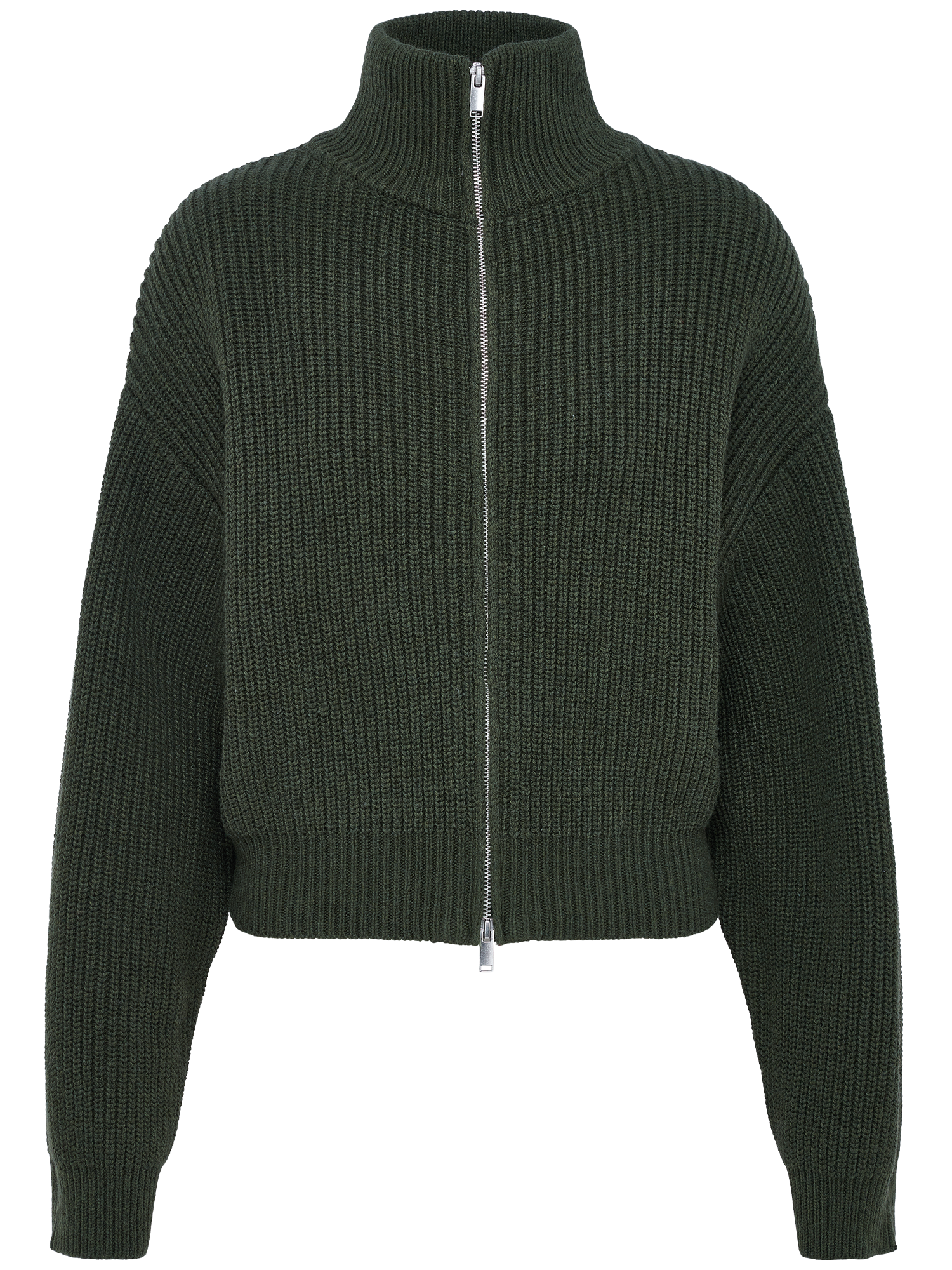 LeGer Strickjacke »Cindy, LeGer by Lena Gercke« Regular fit, mit Stehkragen, 2-Wege-Reißverschluss