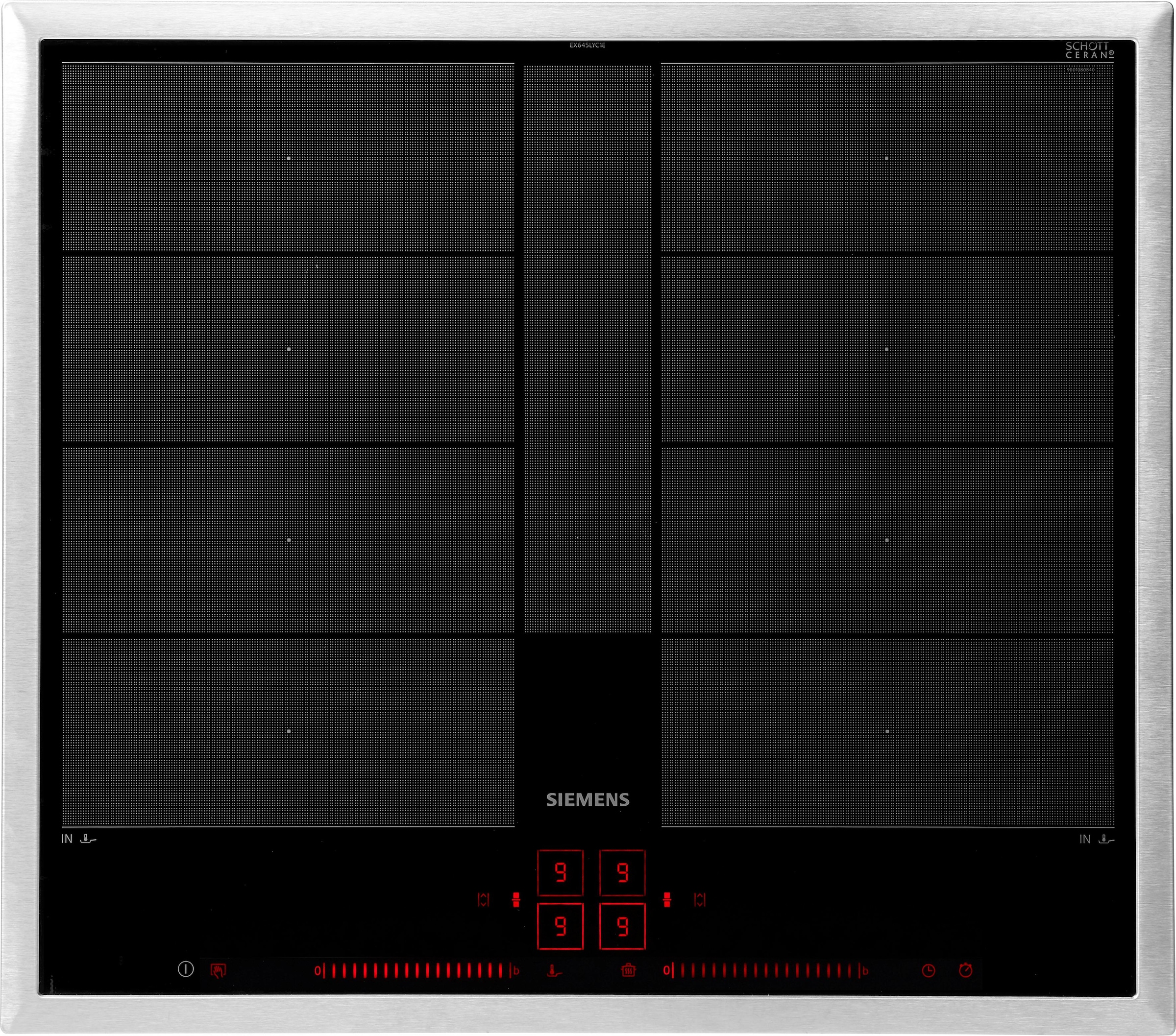 SIEMENS Flex-Induktions-Kochfeld von EX645LYC1E SCHOTT XXL mit »EX645LYC1E«, CERAN® Garantie Jahren 3