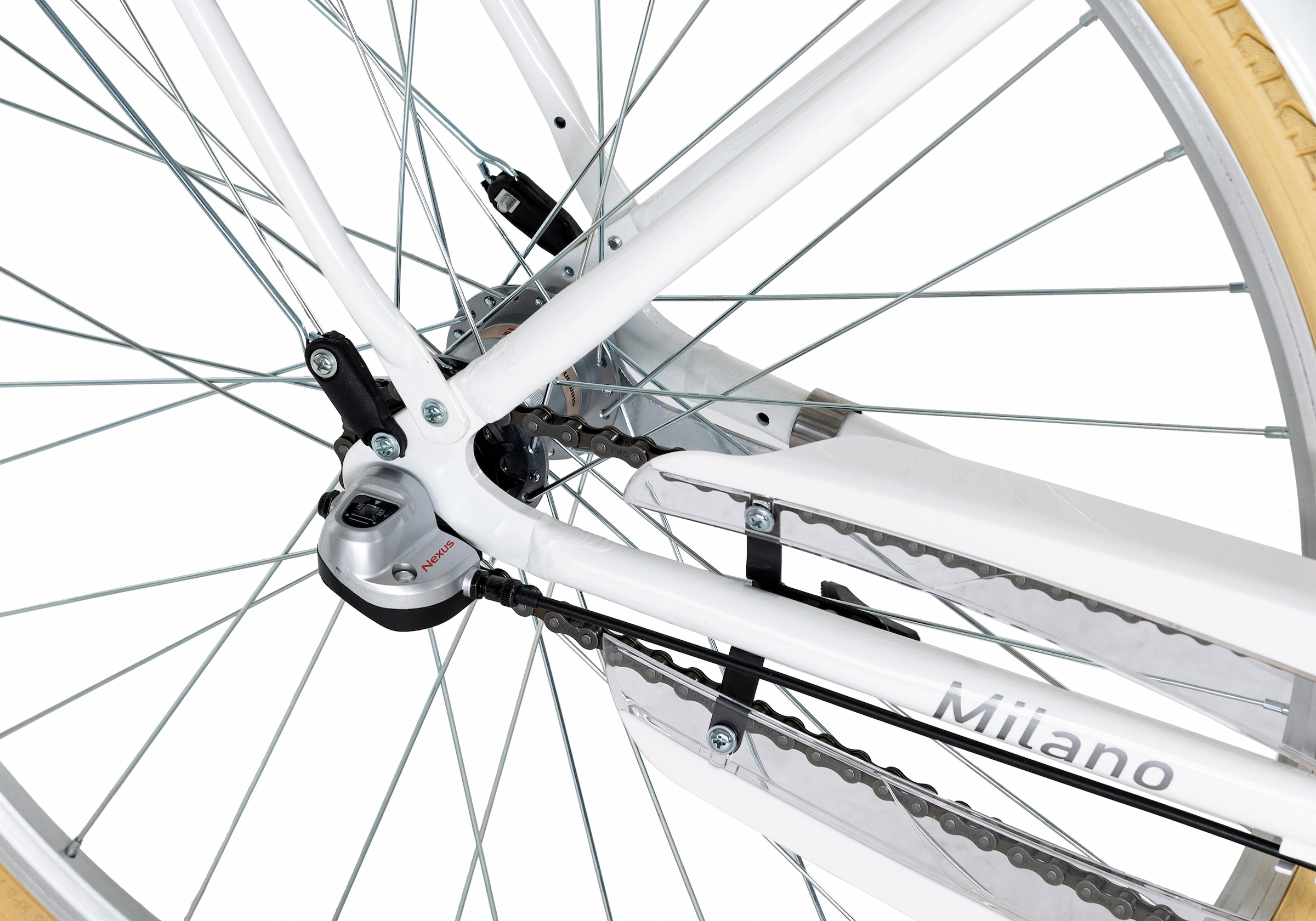 Dacapo Cityrad »Milano«, 3 Gang, Shimano, Nexus Schaltwerk, Nabenschaltung