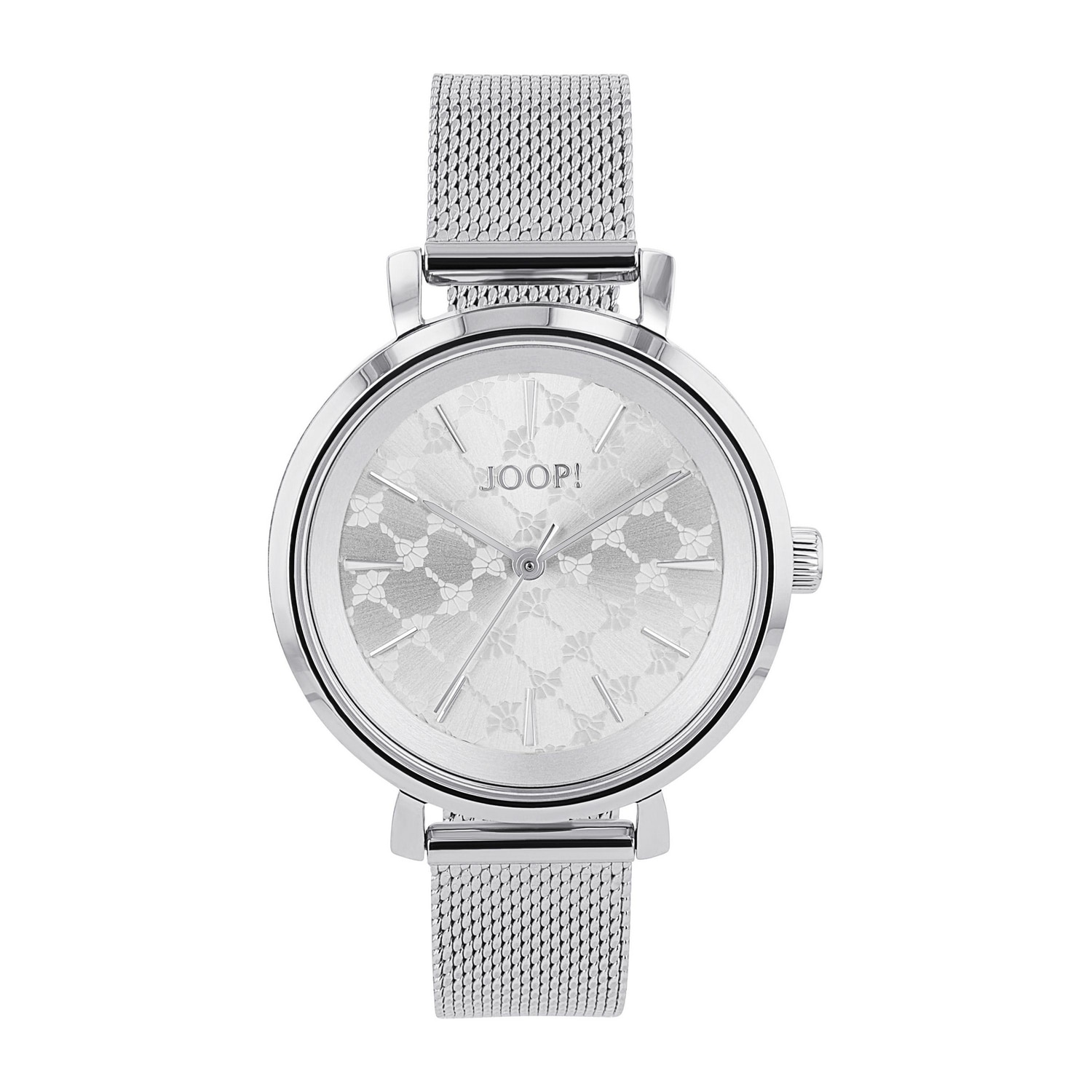 JOOP! Quarzuhr Armbanduhr, Damenuhr, Edelstahlarmband, analog