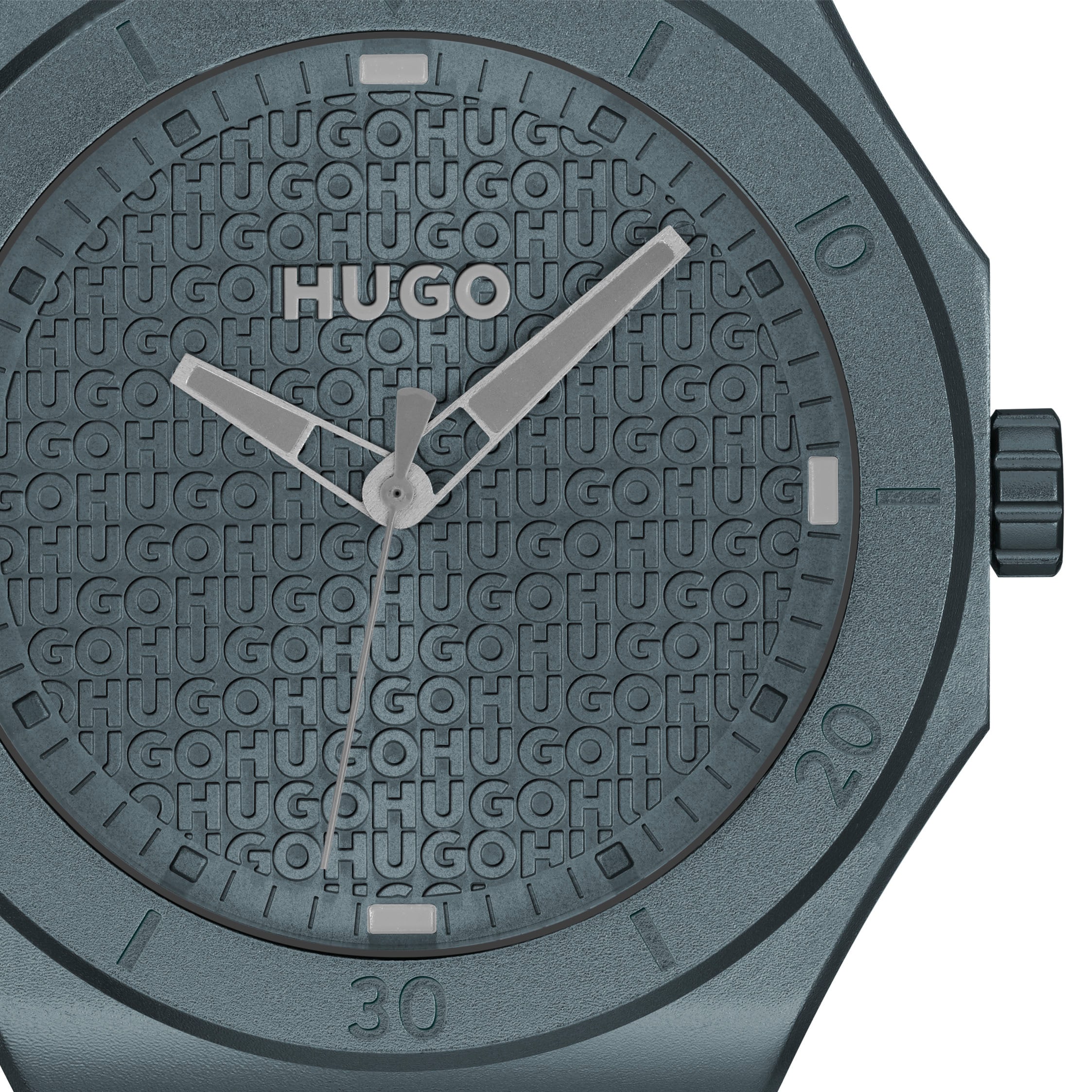 HUGO Quarzuhr »#GRAIL LIGHT«, Armbanduhr, Herrenuhr, Silikonarmband, analog