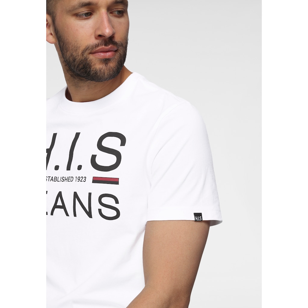 H.I.S Rundhalsshirt, (Packung, 2er-Pack)