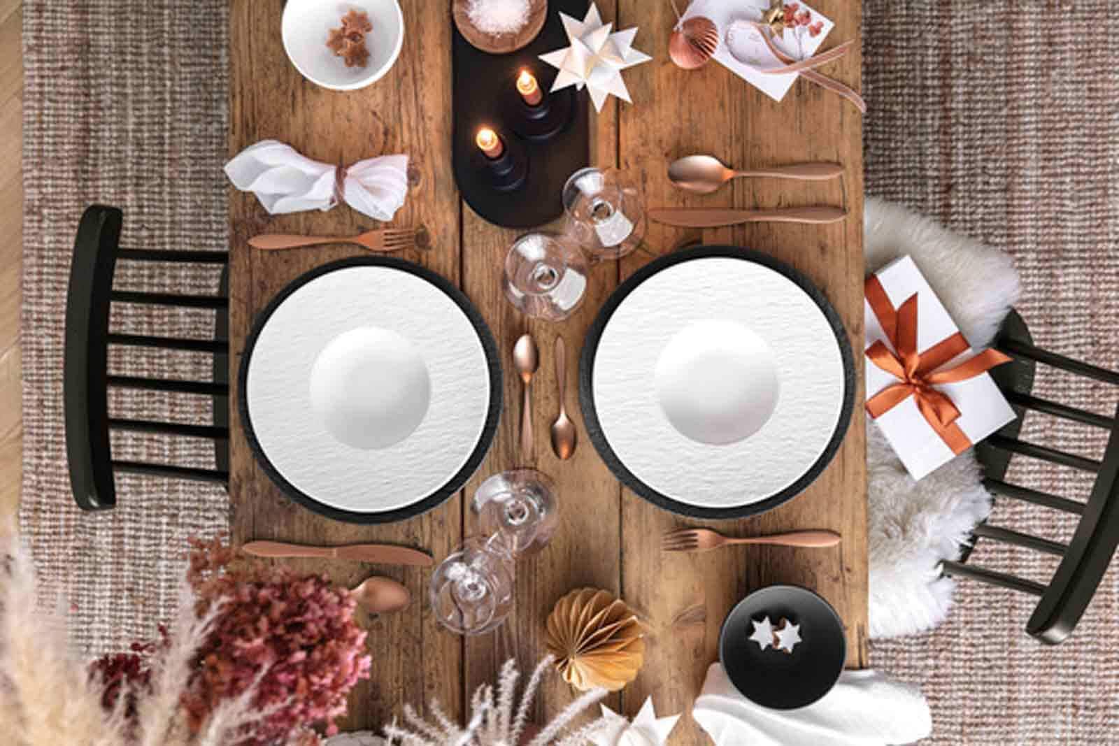 Villeroy & Boch Frühstücksteller »Frühstücksteller Manufacture Rock ø 22.0 cm 6er Set weiß«