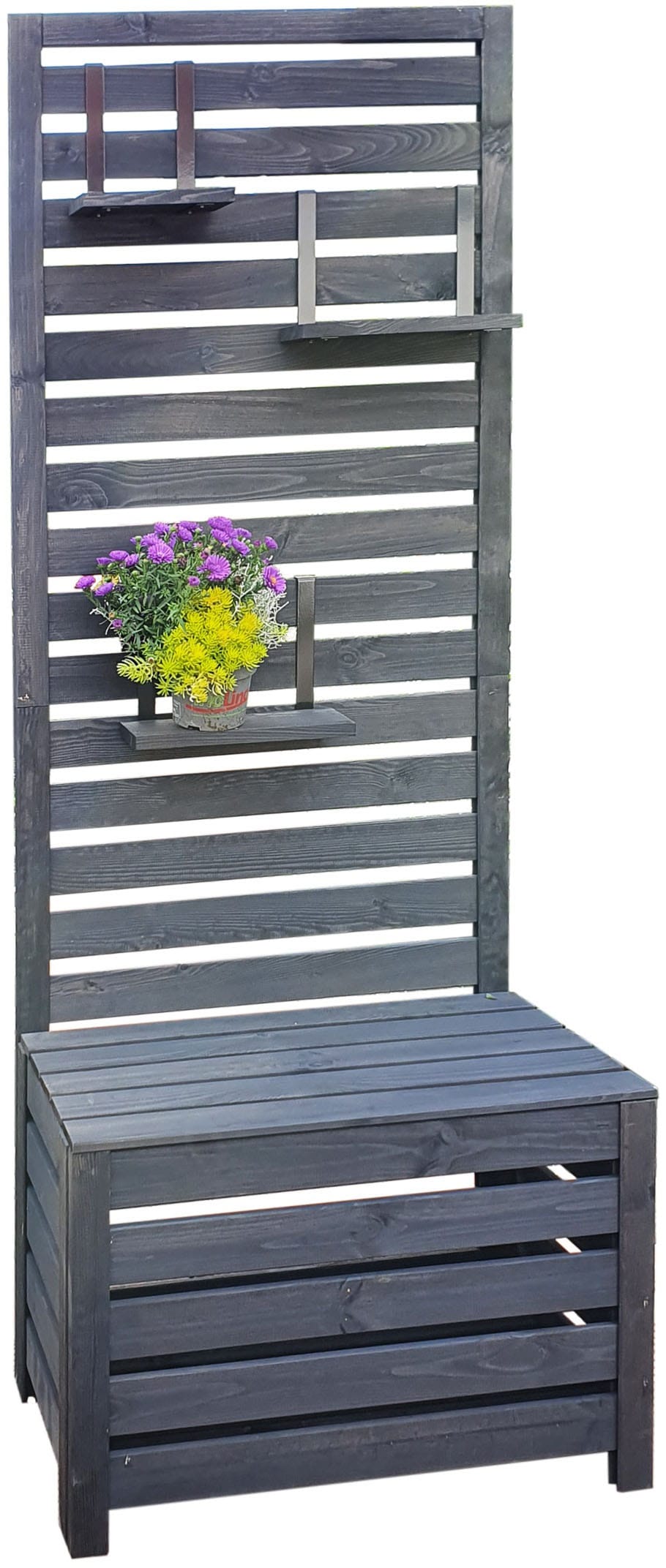 promadino Spalier mit Staukasten, BxTxH: 70x40x180 cm
