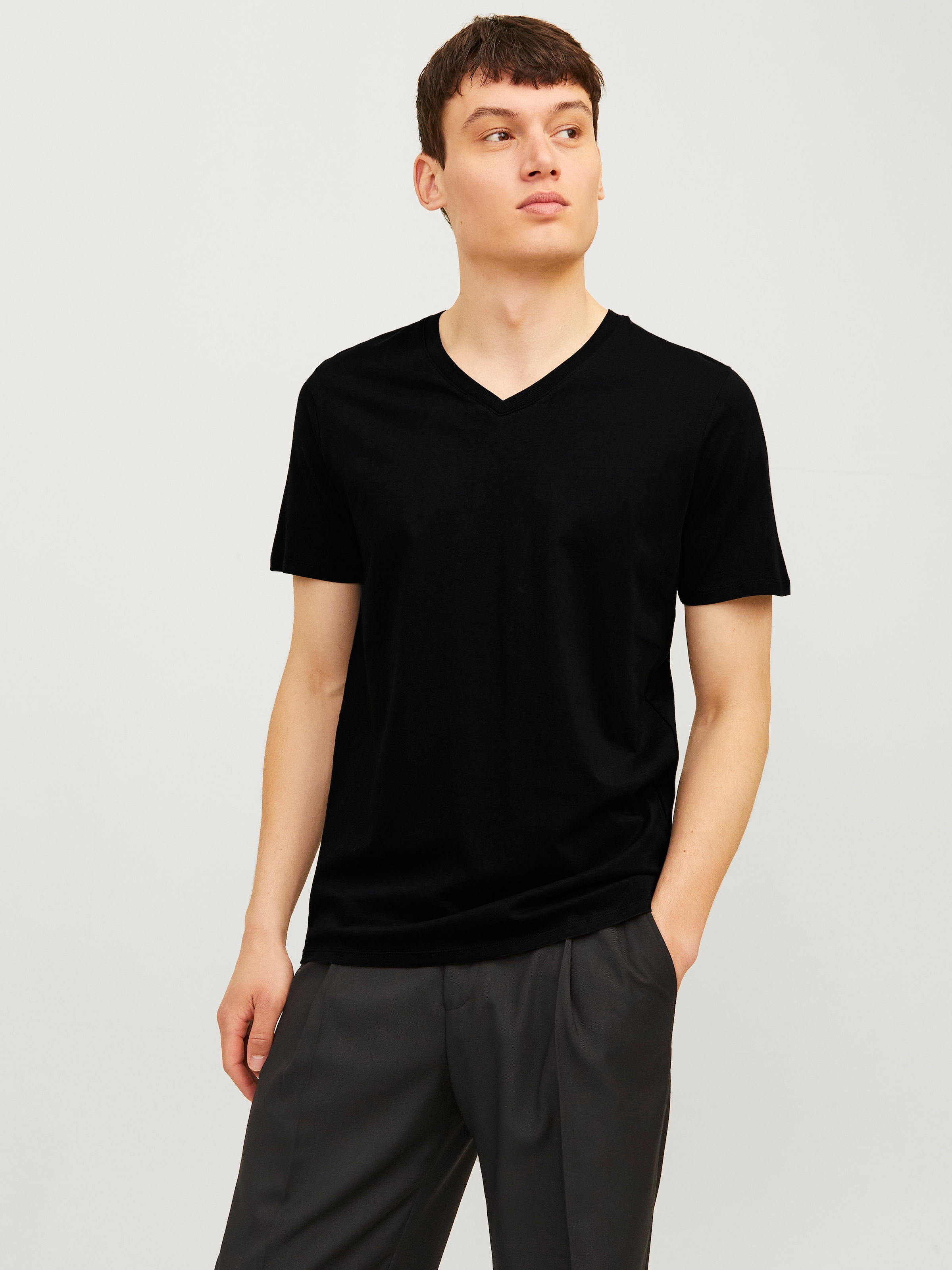 Jack & Jones T-Shirt »V-Neck« 2er-Pack, 