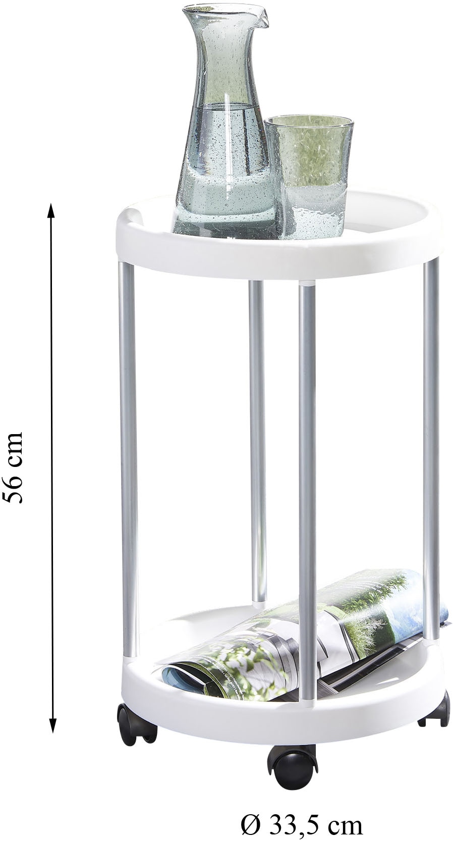 Ruco Servierwagen »Küchenwagen« Praktischer Rollwagen, pflegeleicht, Made in Germany