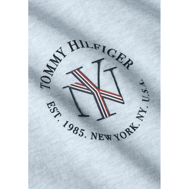 T-Shirt Tommy mit Hilfiger NYC Tommy bei ROUNDALL SS«, Hilfiger Markenlabel ♕ C-NK »REG