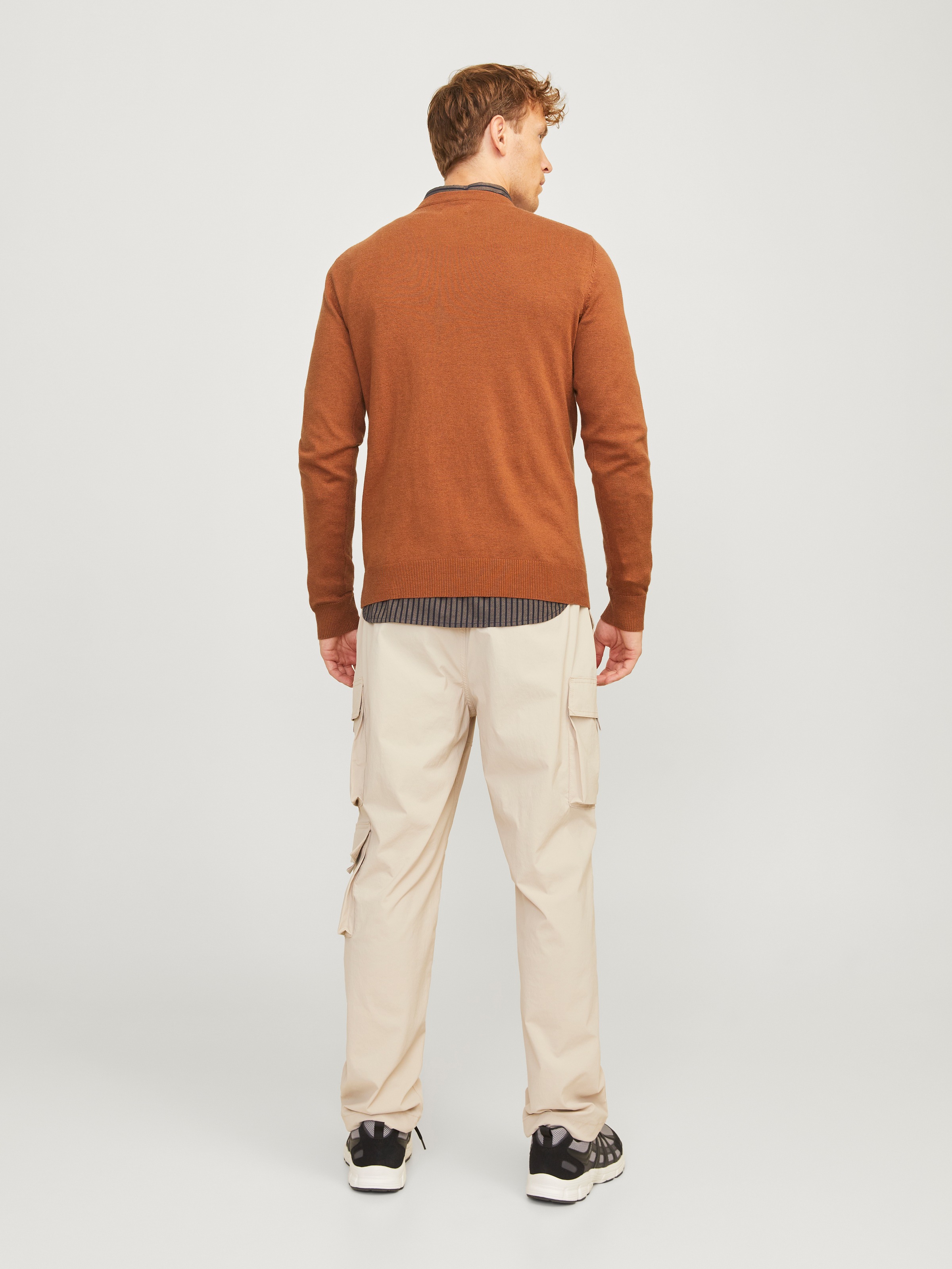 Jack & Jones Strickpullover »JJEEMIL KNIT CREW NECK NOOS«, mit Rundhalsausschnitt