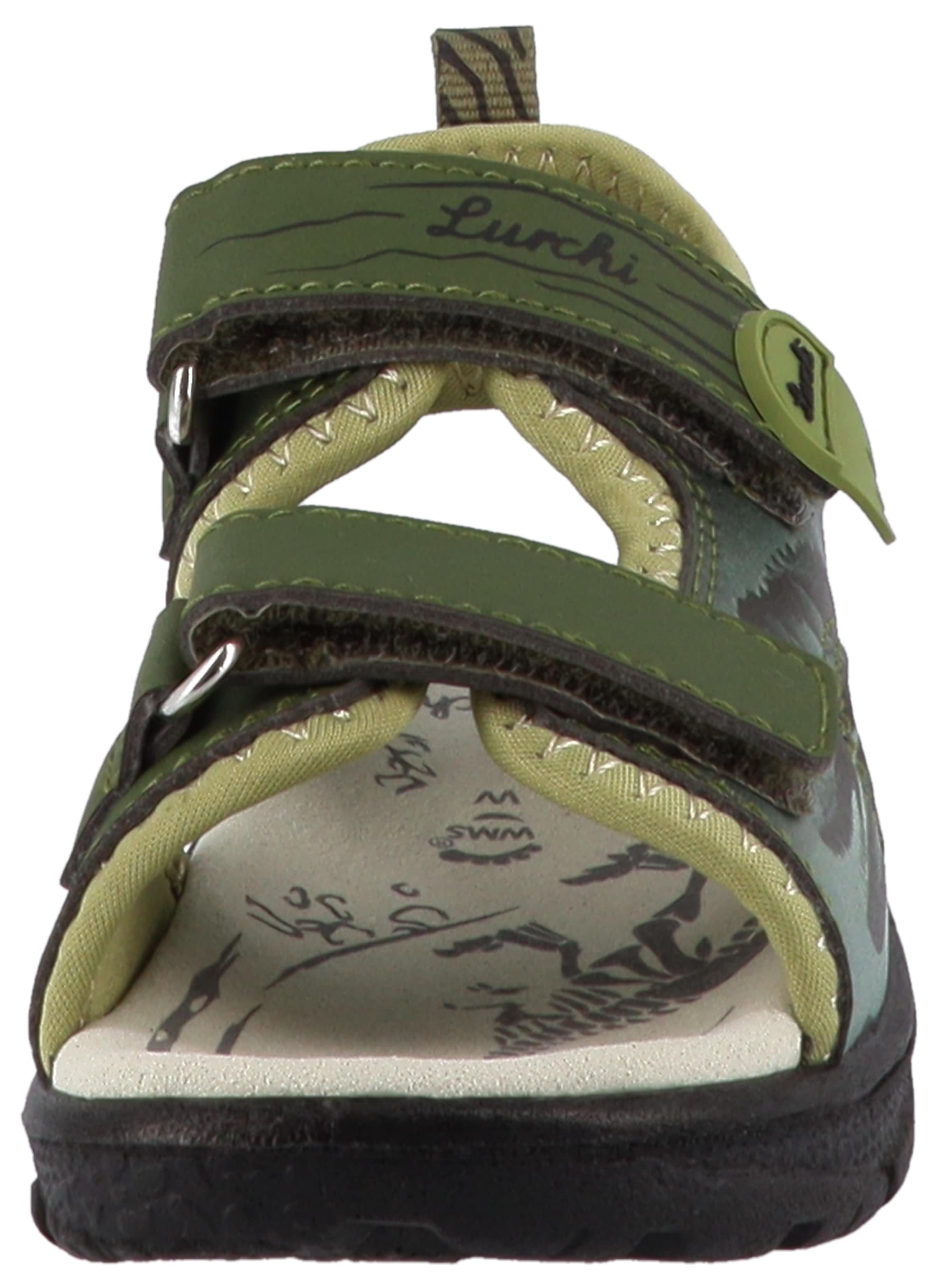 Lurchi Sandale »Kraptor«  Klettschuh mit Blinkfunktion, Größenschablone zum Download