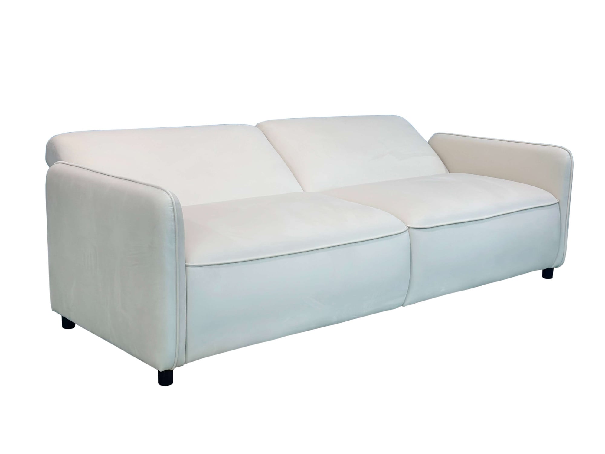 Dorel Home 3-Sitzer »Allie Curved Schlafsofa 209 cm«, Bettfunktion (110/190), verstellbare Rückenlehne, Cord u. Velours
