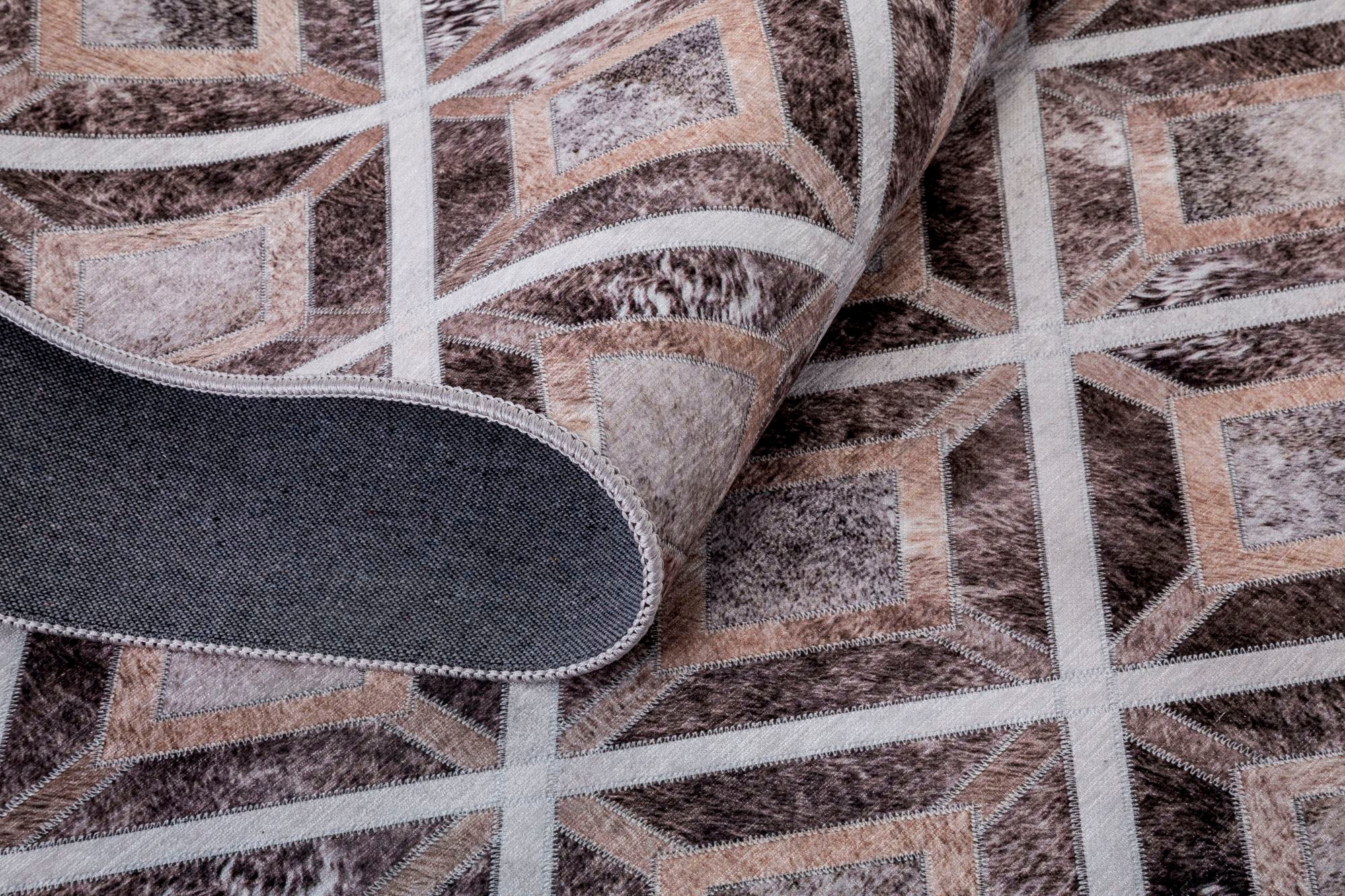 Gino Falcone Teppich »Serena GF 048«, rechteckig, 7 mm Höhe, gedruckte Felloptik, ideal im Wohnzimmer & Schlafzimmer