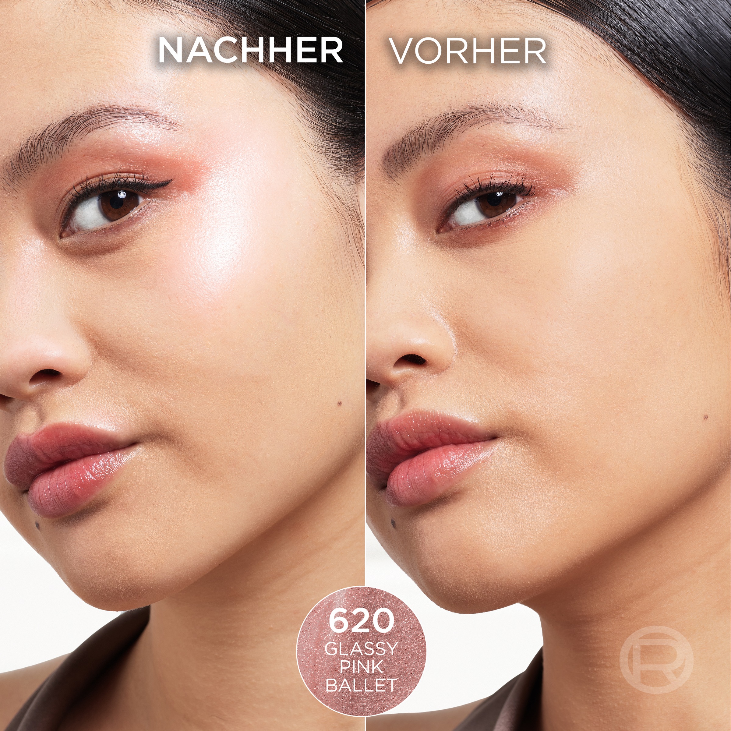 L'ORÉAL PARIS Highlighter »LUMI LE GLASS HIGHLIGHTER STICK« verleiht einen sofortigen Glow