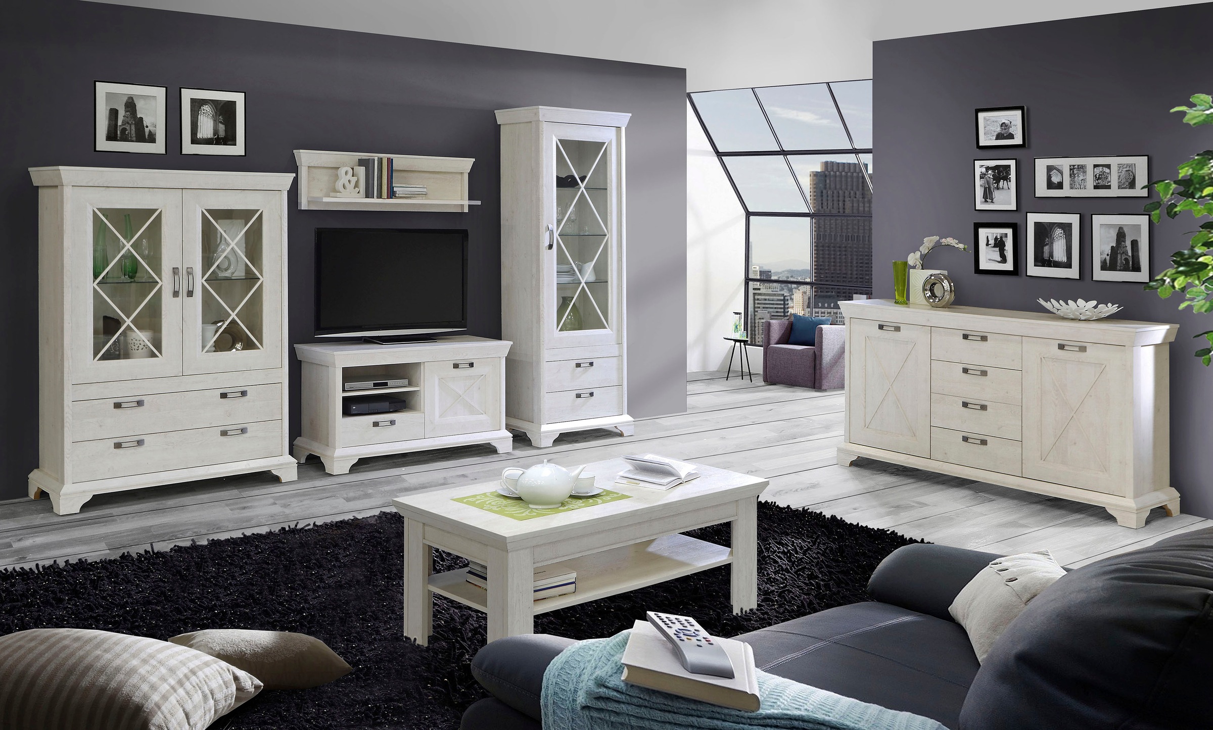 FORTE Lowboard »KashmirTV-Board, TV-Schrank«, Breite 122 cm