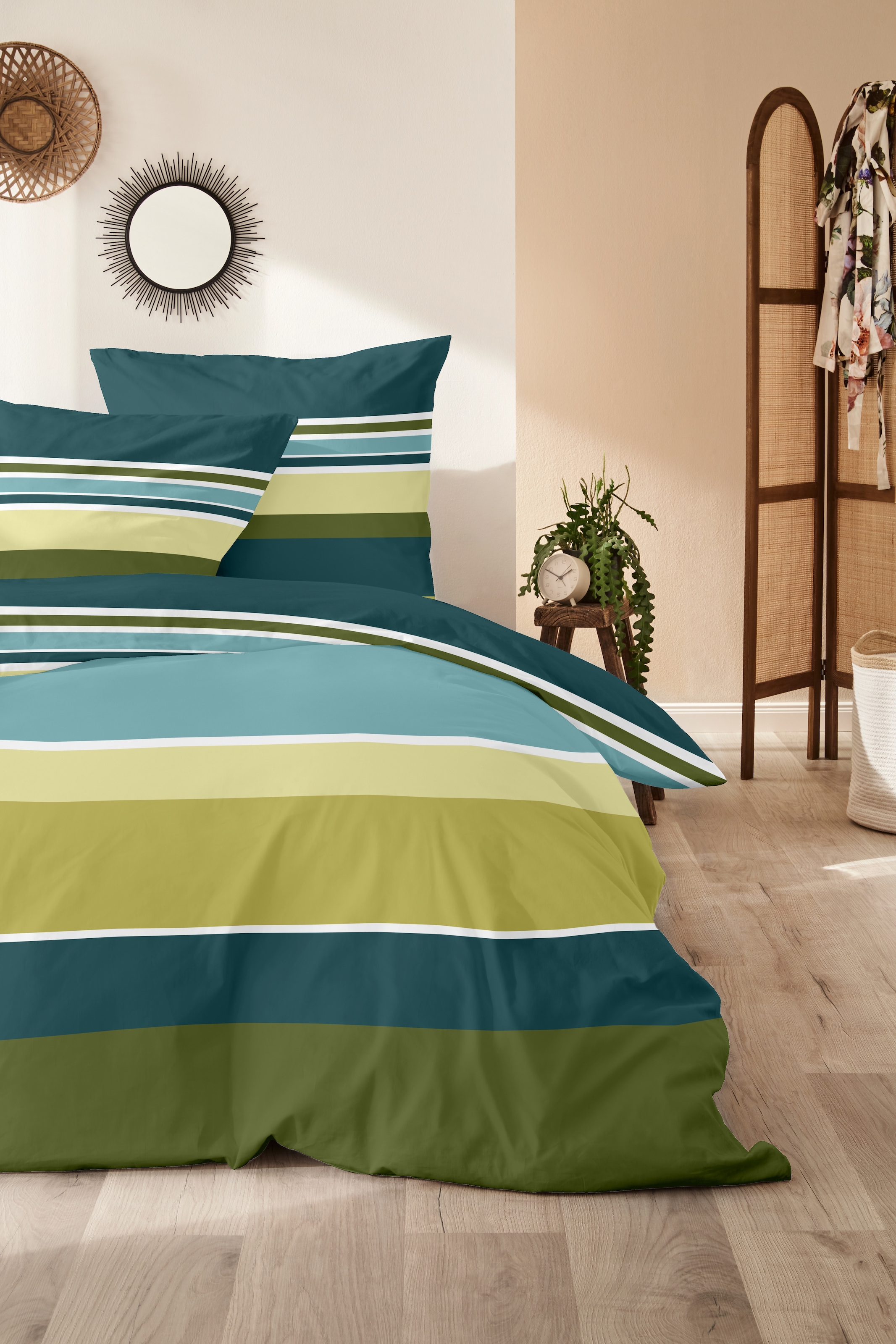 Primera Bettwäsche »Satin-Bettwäsche Line-Art« 2