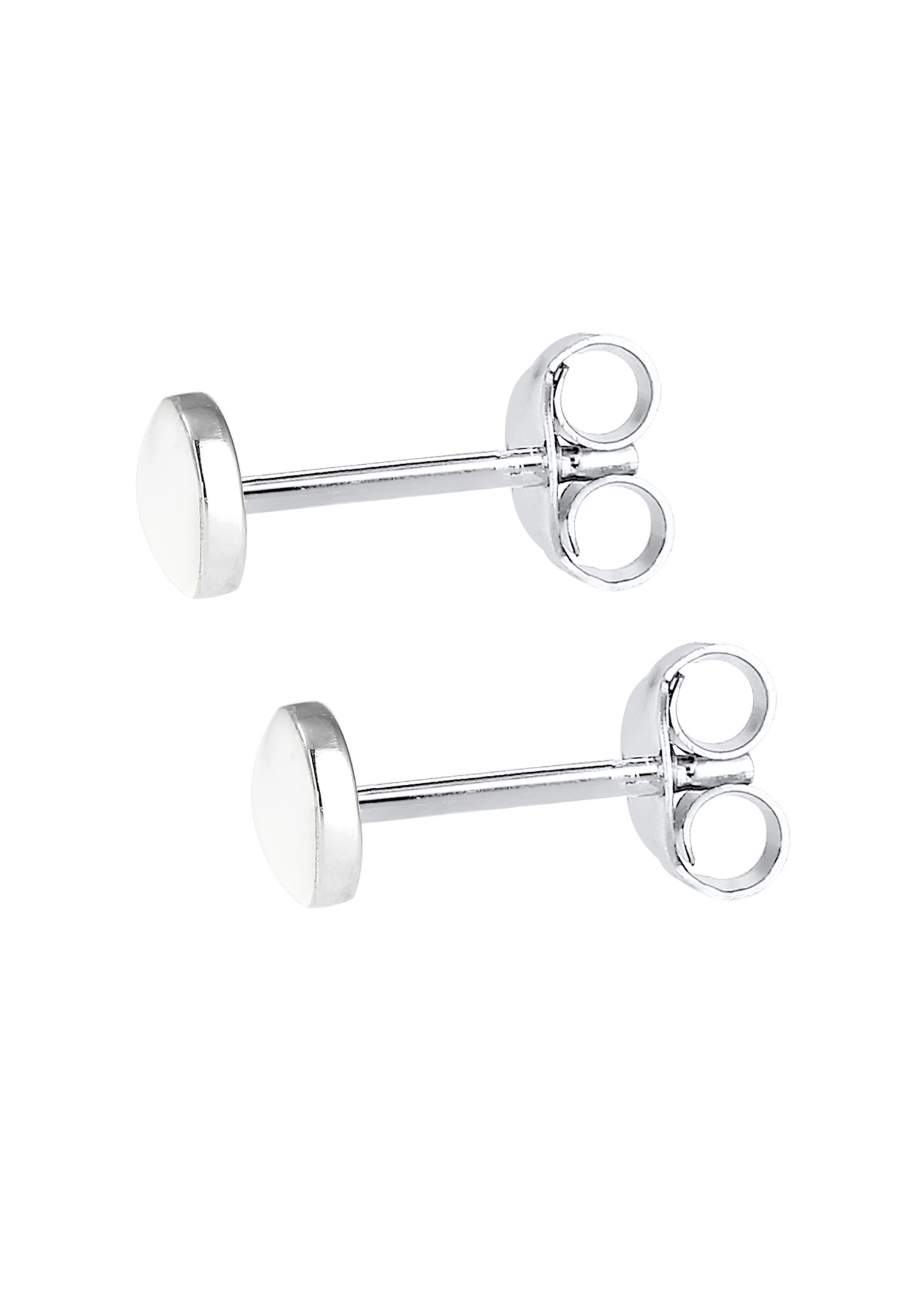 Elli Paar Ohrstecker »Ohrringe Rund Basic Geo 925 Silber Neuheit«
