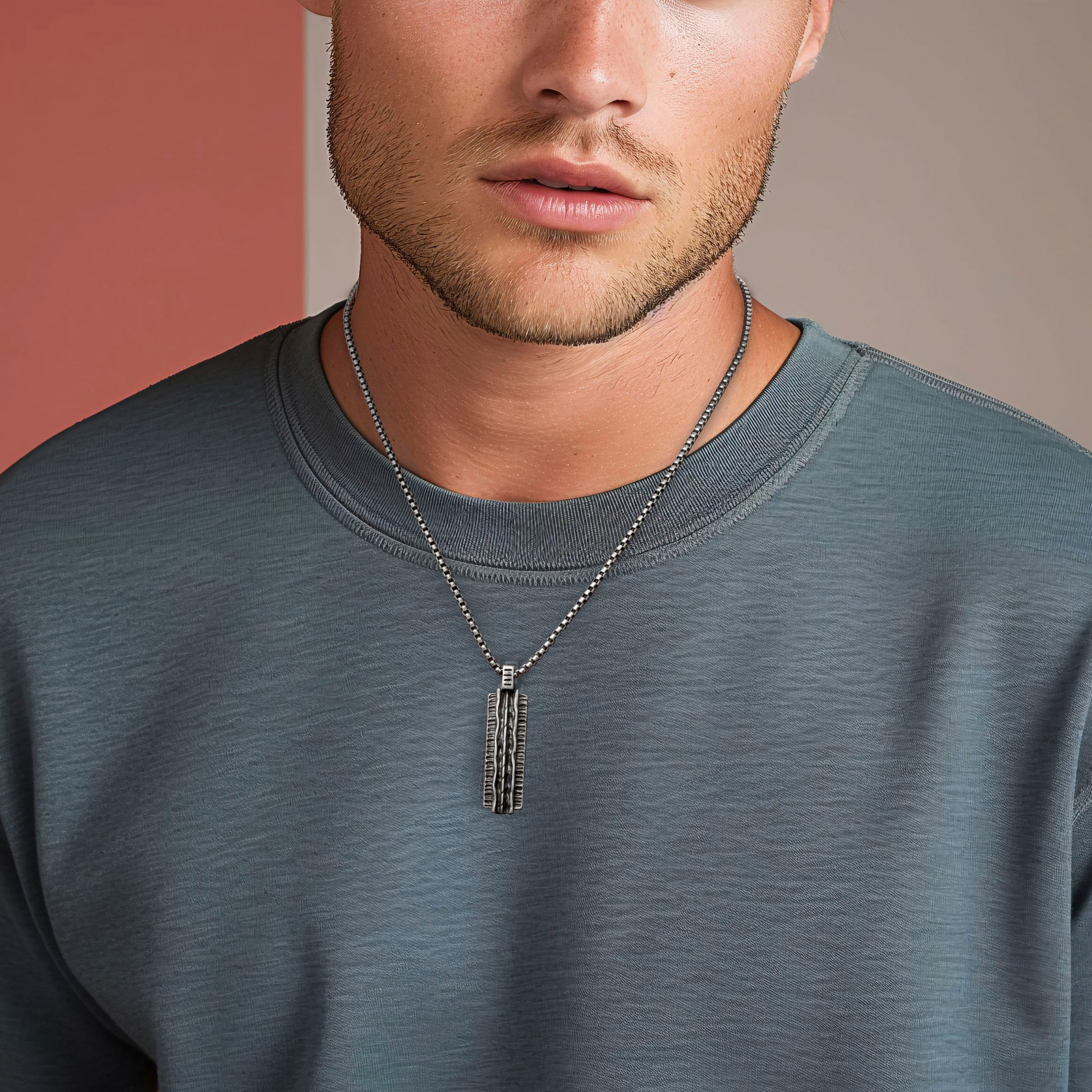 Firetti Kette mit Anhänger »Schmuck Geschenk Edelstahl Halsschmuck Halskette Venezianerkette Holz«