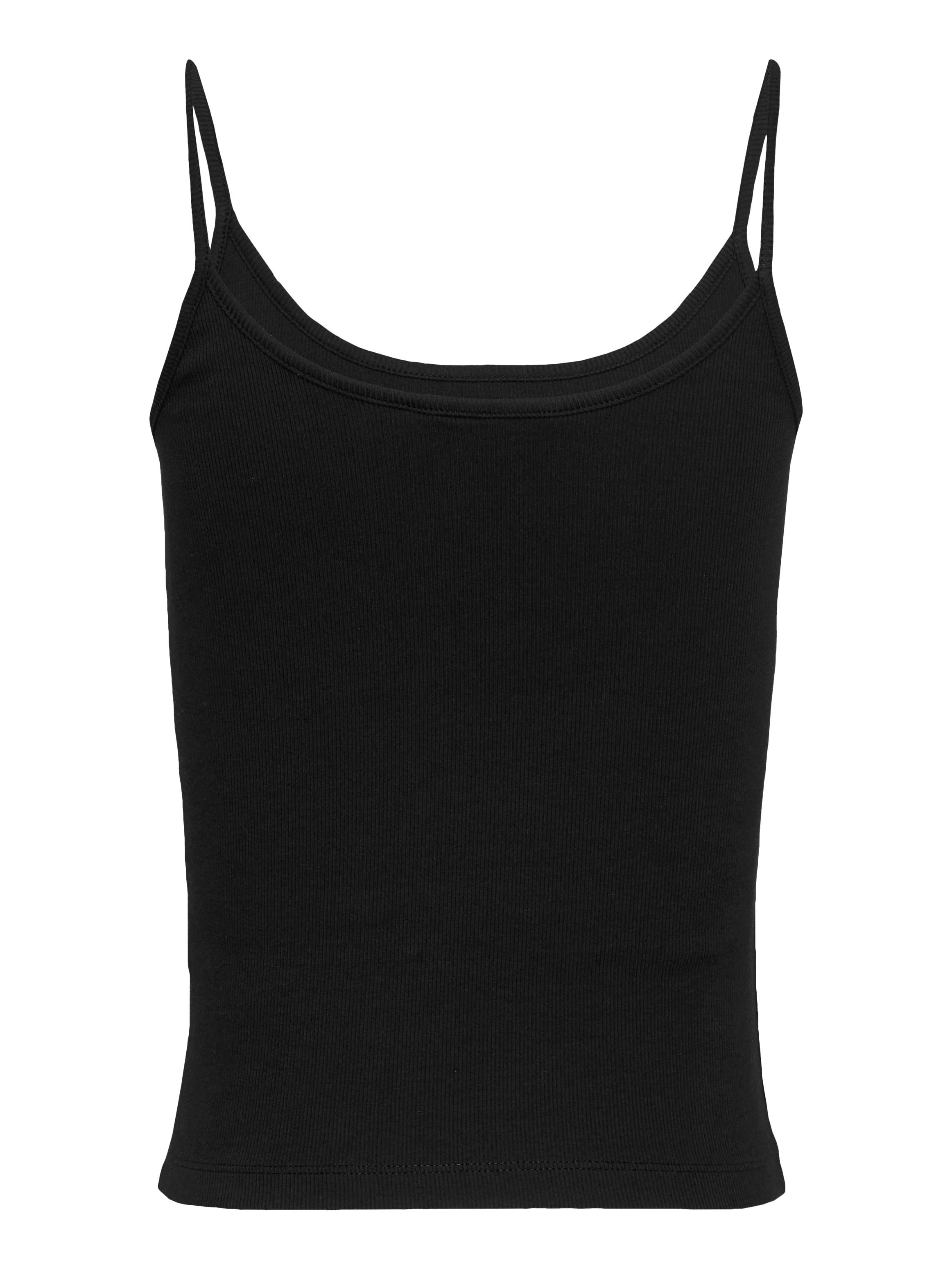 Tommy Jeans Spaghettitop »TJW SCRIPT STRAPPY TOP«, in Rippoptik, mit Logoschriftzug
