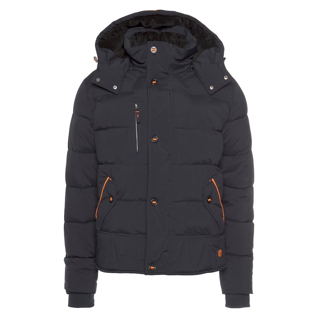 Bruno Banani Steppjacke, mit Kapuze