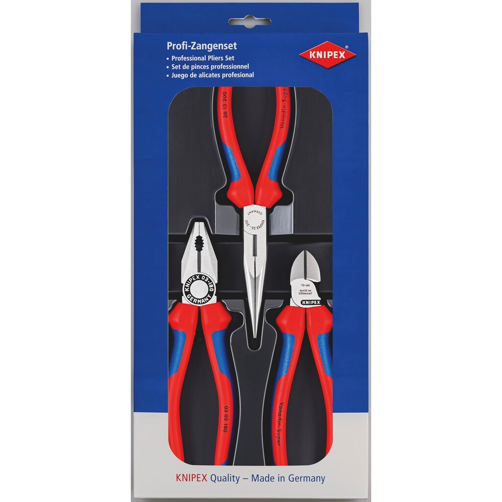 Knipex Zangenset »00 20 11 Montage-Paket«, (1 tlg.)