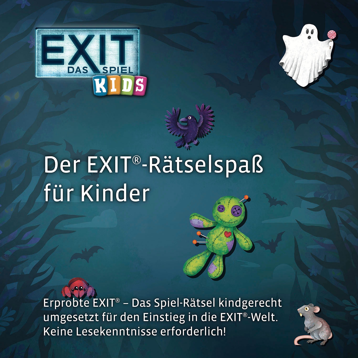 Kosmos Spiel »EXIT® Kids Gruseliger Rätselspaß«, Made in Germany