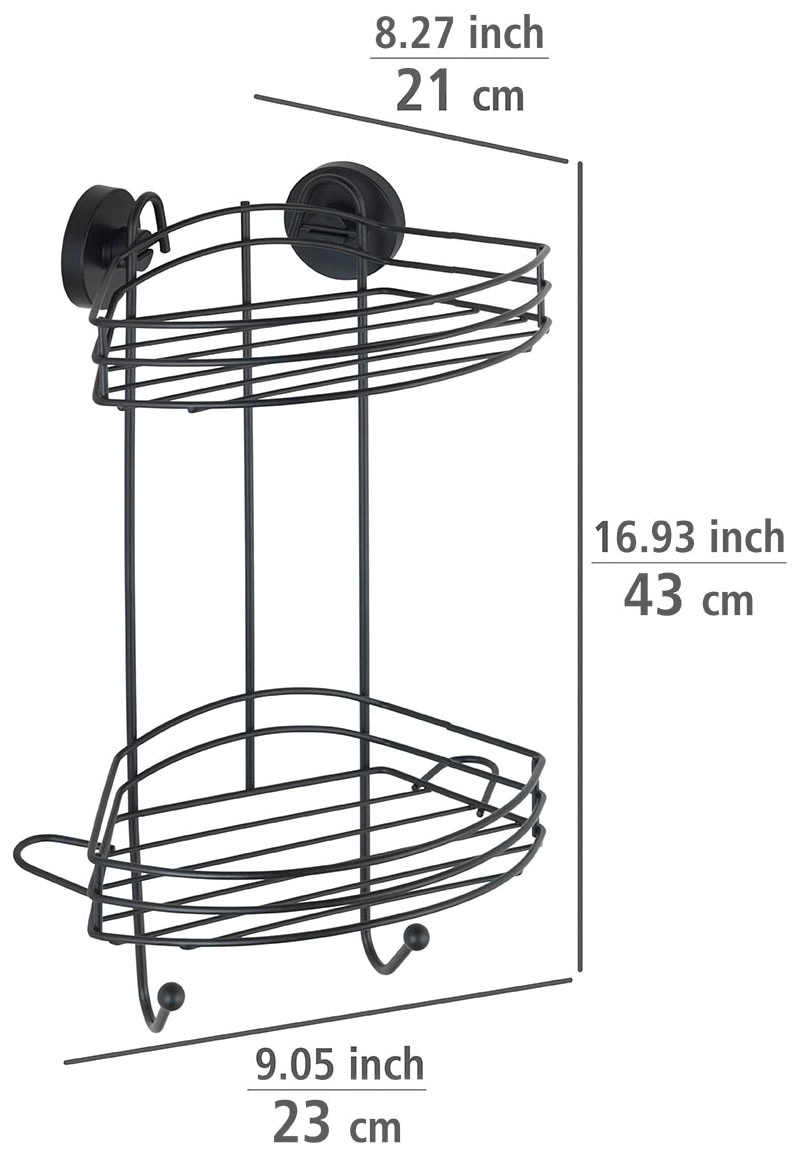 WENKO Duschregal »Vacuum-Loc«, 2 Etagen