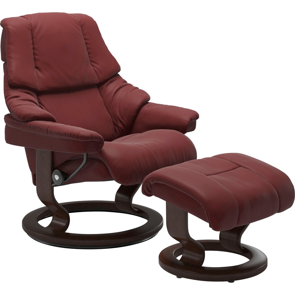 Stressless® Relaxsessel »Reno«, (Set, Relaxsessel mit Hocker)