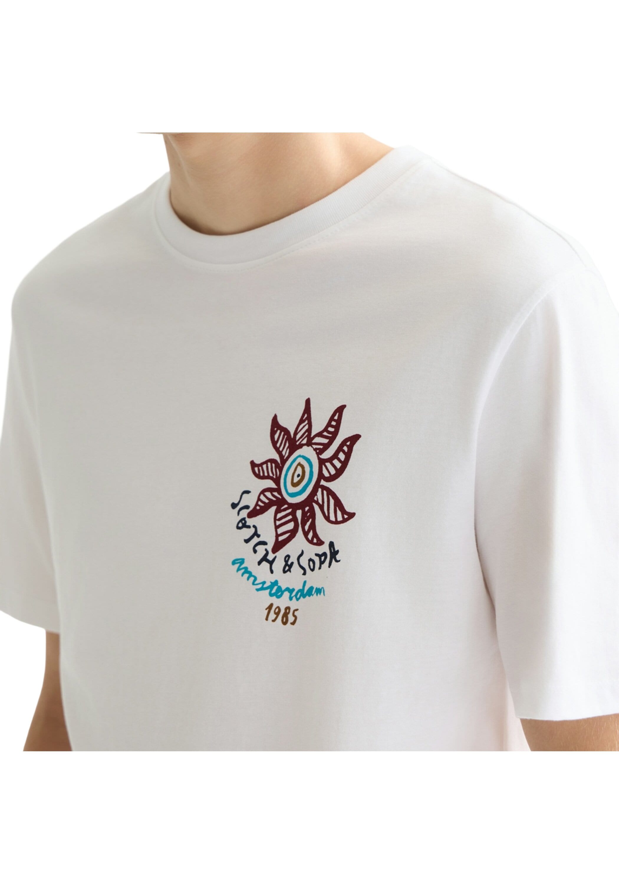 Scotch & Soda T-Shirt »T-Shirt Front & Back Artwork Tee 1er Pack« 1