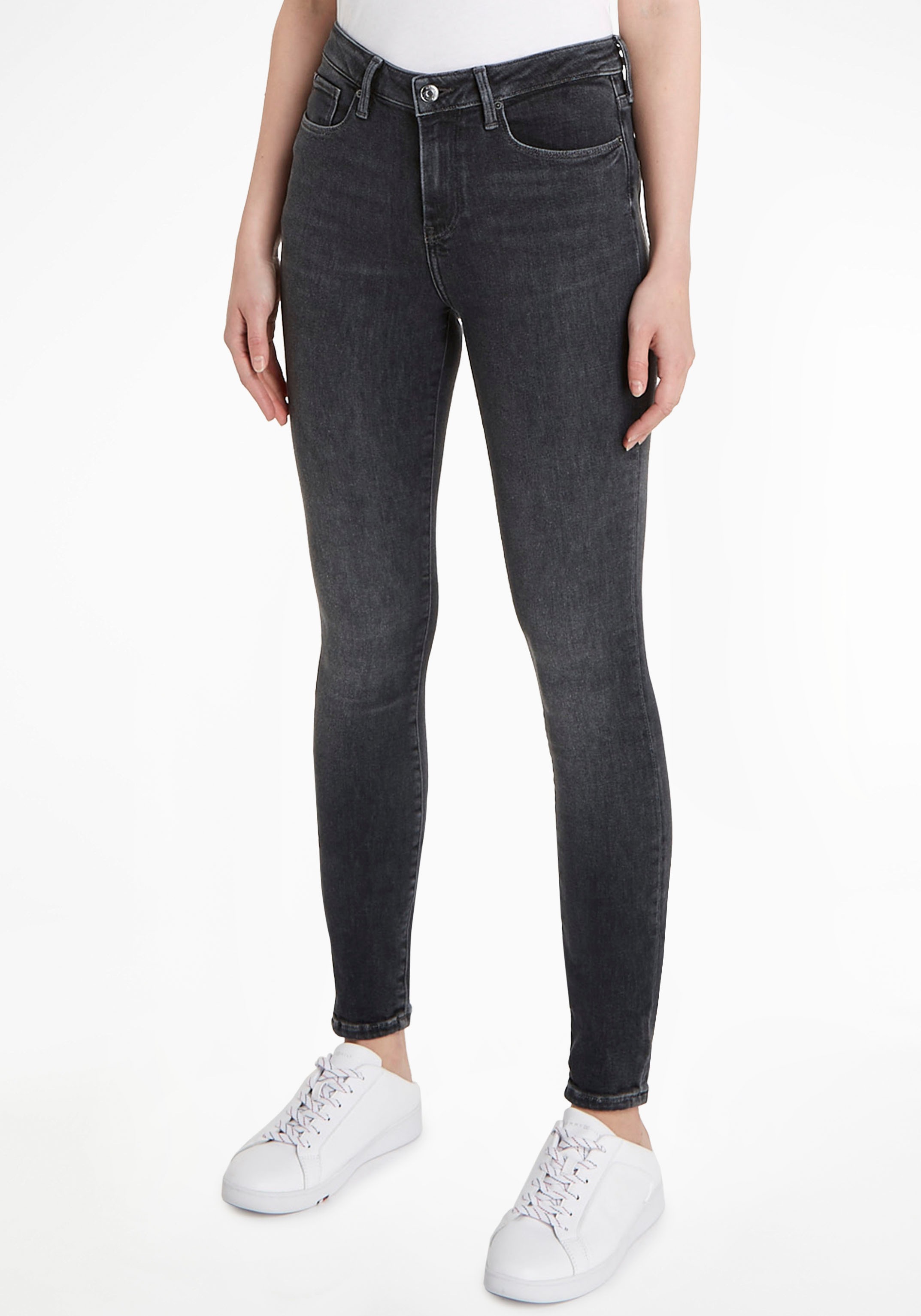 Tommy Hilfiger Skinny-fit-Jeans »TH FLEX COMO SKINNY RW IZZU«, mit vielen Tommy... kaufen