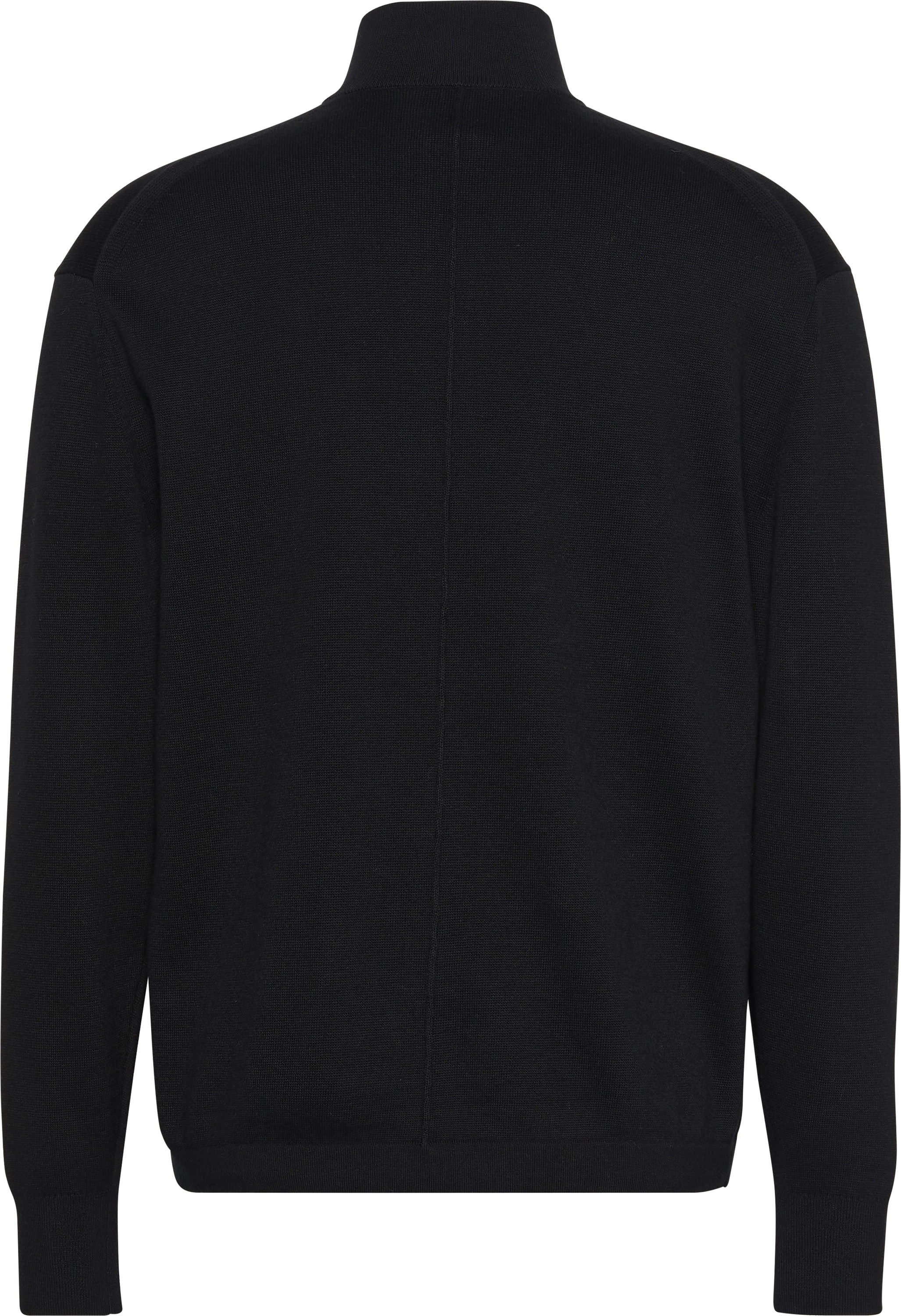 Calvin Klein Jeans Strickpullover Stehkragen mit Reißverschluss, Regular fit