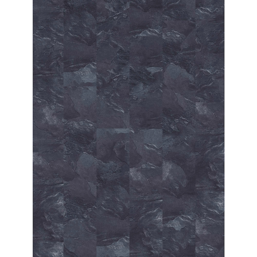 Infloor Teppichfliese »Velour Steinoptik Schiefer grau«, rechteckig, 14 Stück, 4 m², 25 x 100 cm, selbsthaftend, für Stuhlrollen geeignet