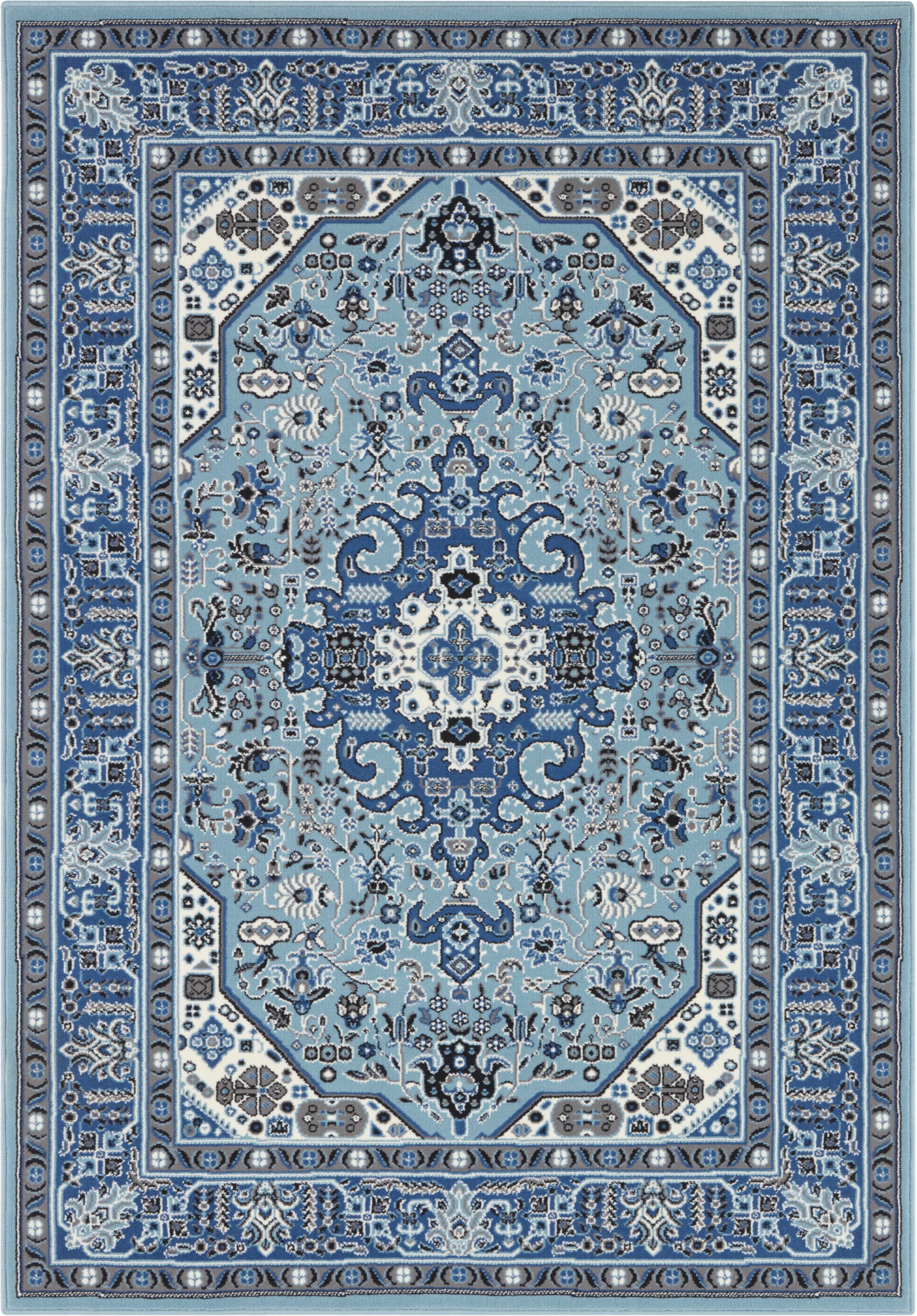 NOURISTAN Teppich »Skazar Isfahan«, rechteckig, Kurzflor, Orient, Teppich, Vintage, Esszimmer, Wohnzimmer, Flur