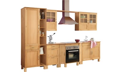 Home affaire Küchen-Set »Alby«, ohne E-Geräte, Breite 325 cm, aus massiver Kiefer kaufen