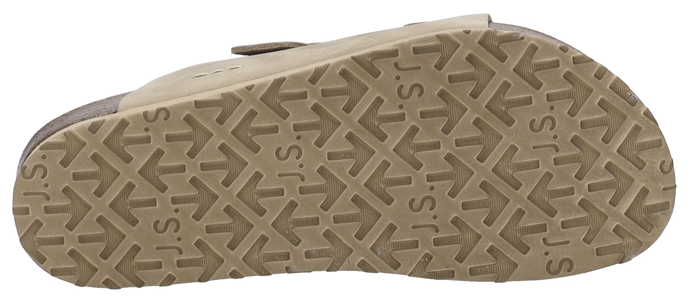 Josef Seibel Pantolette »Hermine 01«, Plateau Sandale, Sommerschuh, Hausschuh mit komfortablem Fußbett