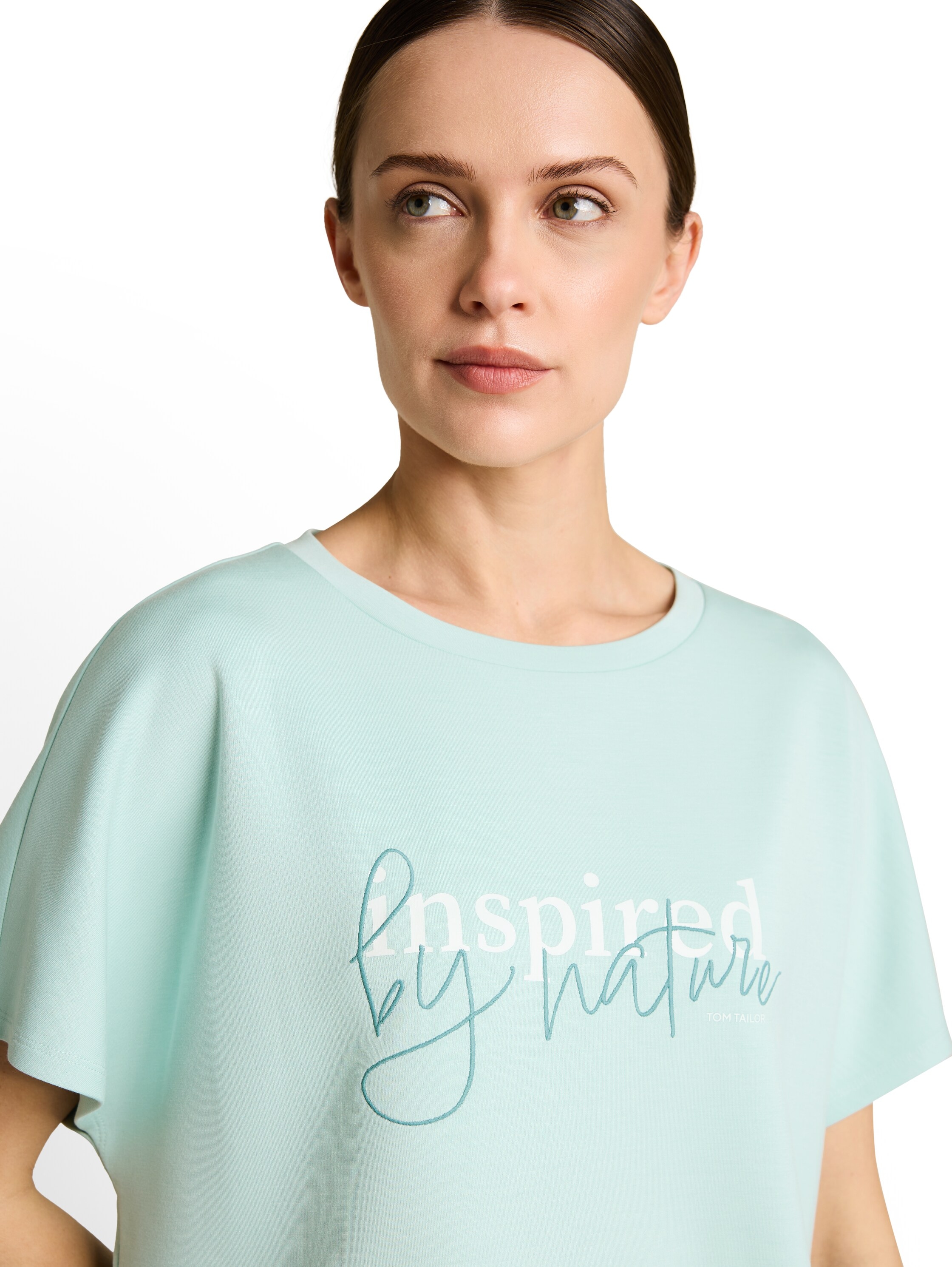 TOM TAILOR T-Shirt mit Schriftzug