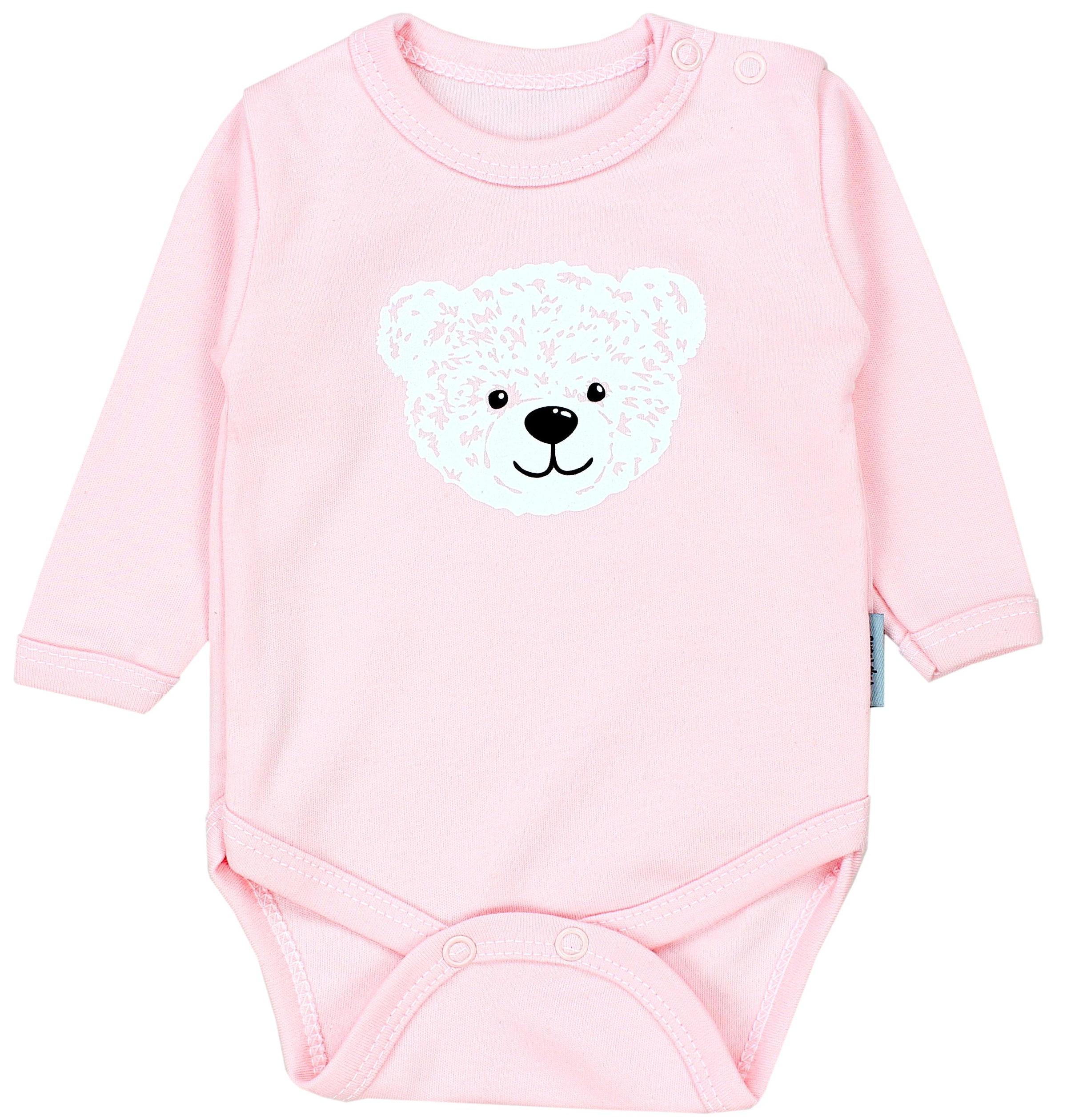 TupTam Langarmbody »Set Baby Bekleidungsset Langarmbody Hose Mütze3 teilig«