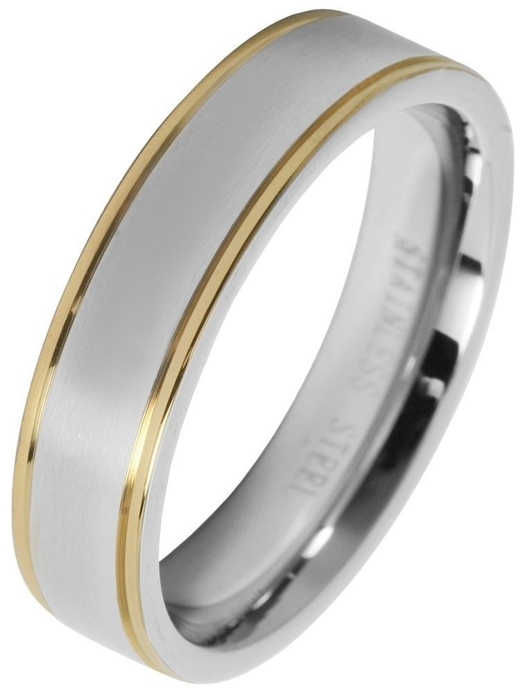 Adelia´s Fingerring »Herren Ring aus Edelstahl«