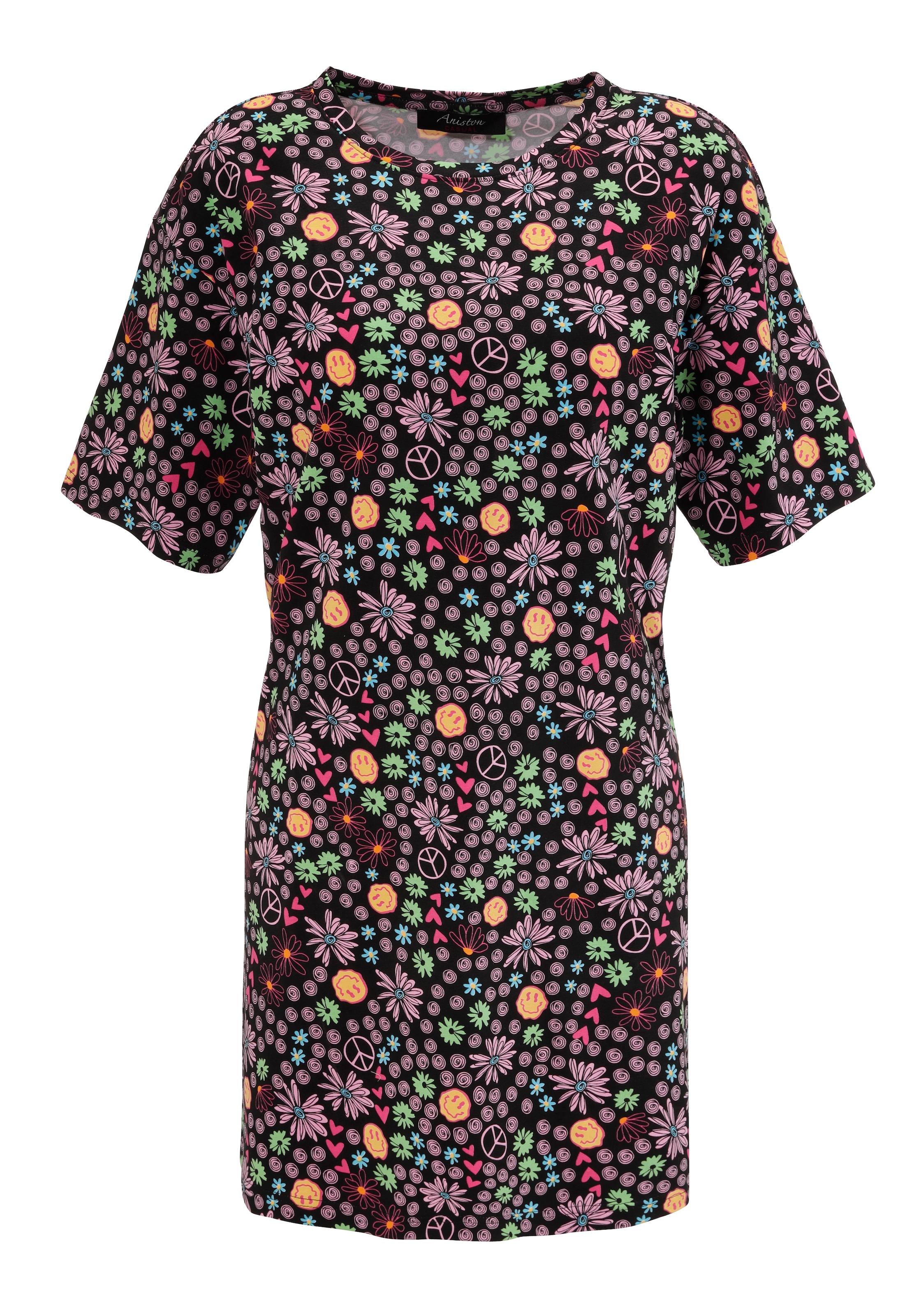 Aniston CASUAL Sommerkleid, mit buntem, extravaganten Druck