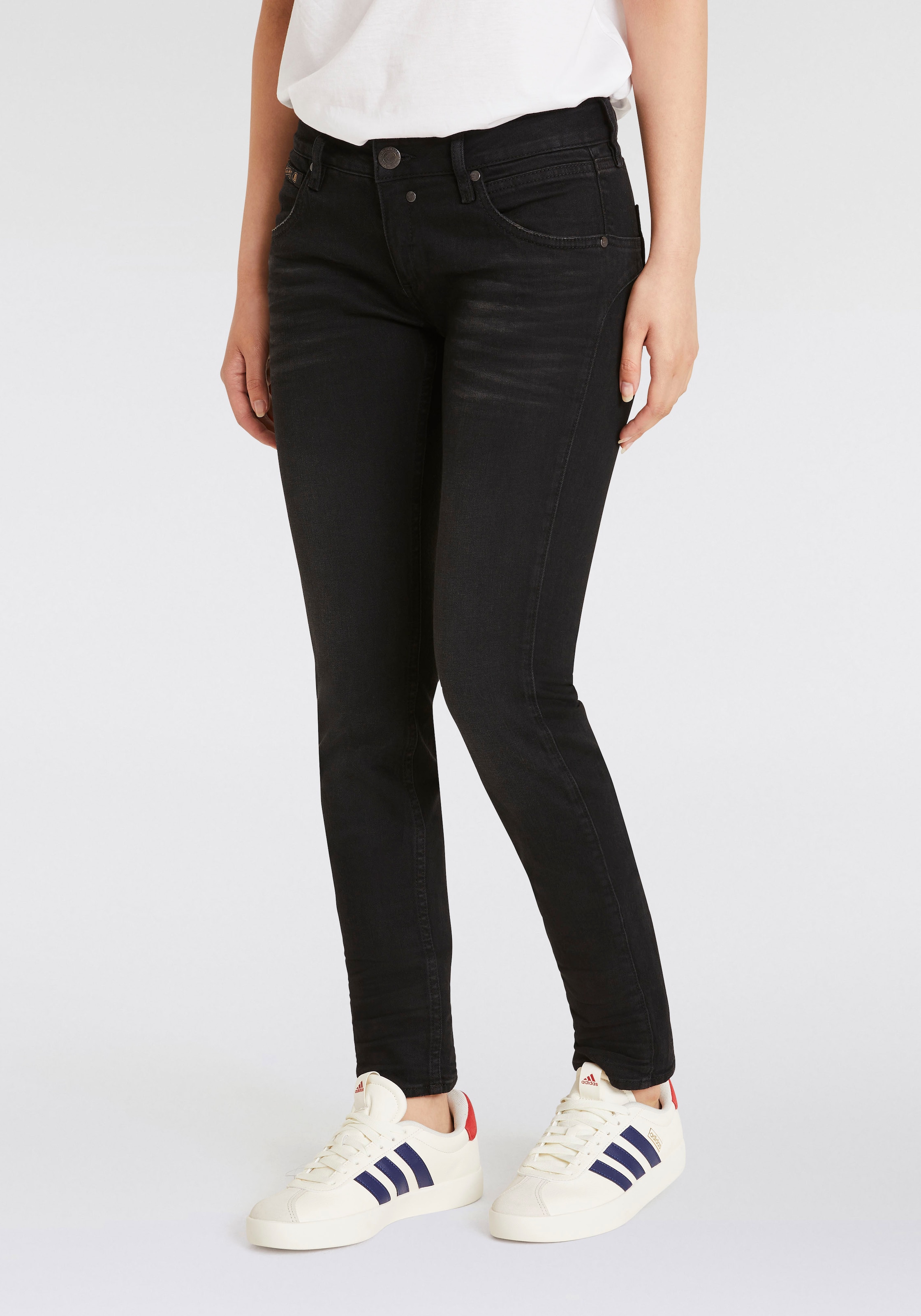 Slim-fit-Jeans »Touch Slim Recycled Denim Black Stretch«, im Five-Pocket Style