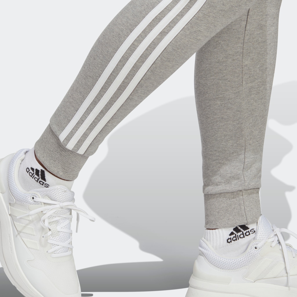 adidas Sportswear Sporthose »ESSENTIALS 3STREIFEN FRENCH TERRY CUFFED HOSE«, (1 tlg.)