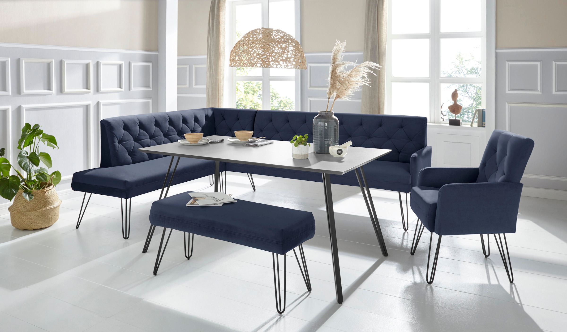 Frei - Raum fashion im exxpo stellbar bequem sofa Eckbank »Doppio«, kaufen