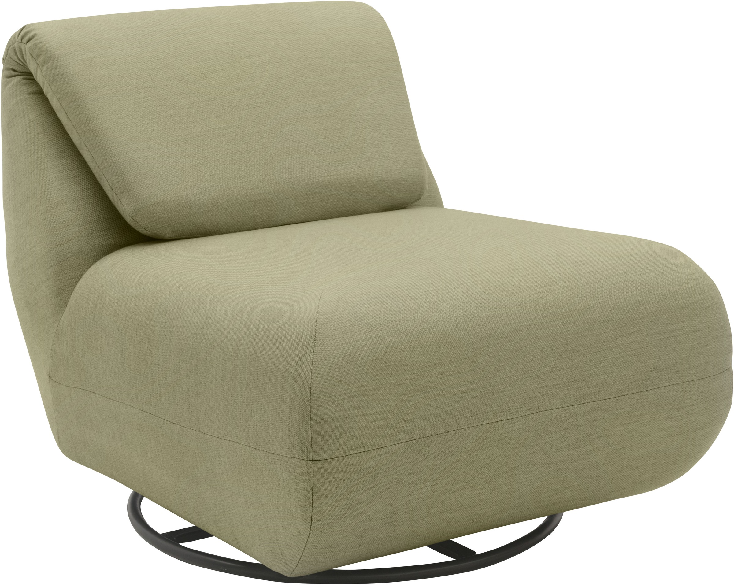 DOMO collection Sessel »Sonner, wahlweise mit Swivelfunktion«, Um 360 Grad drehbar, Rücken aufstellbar, Drehsessel