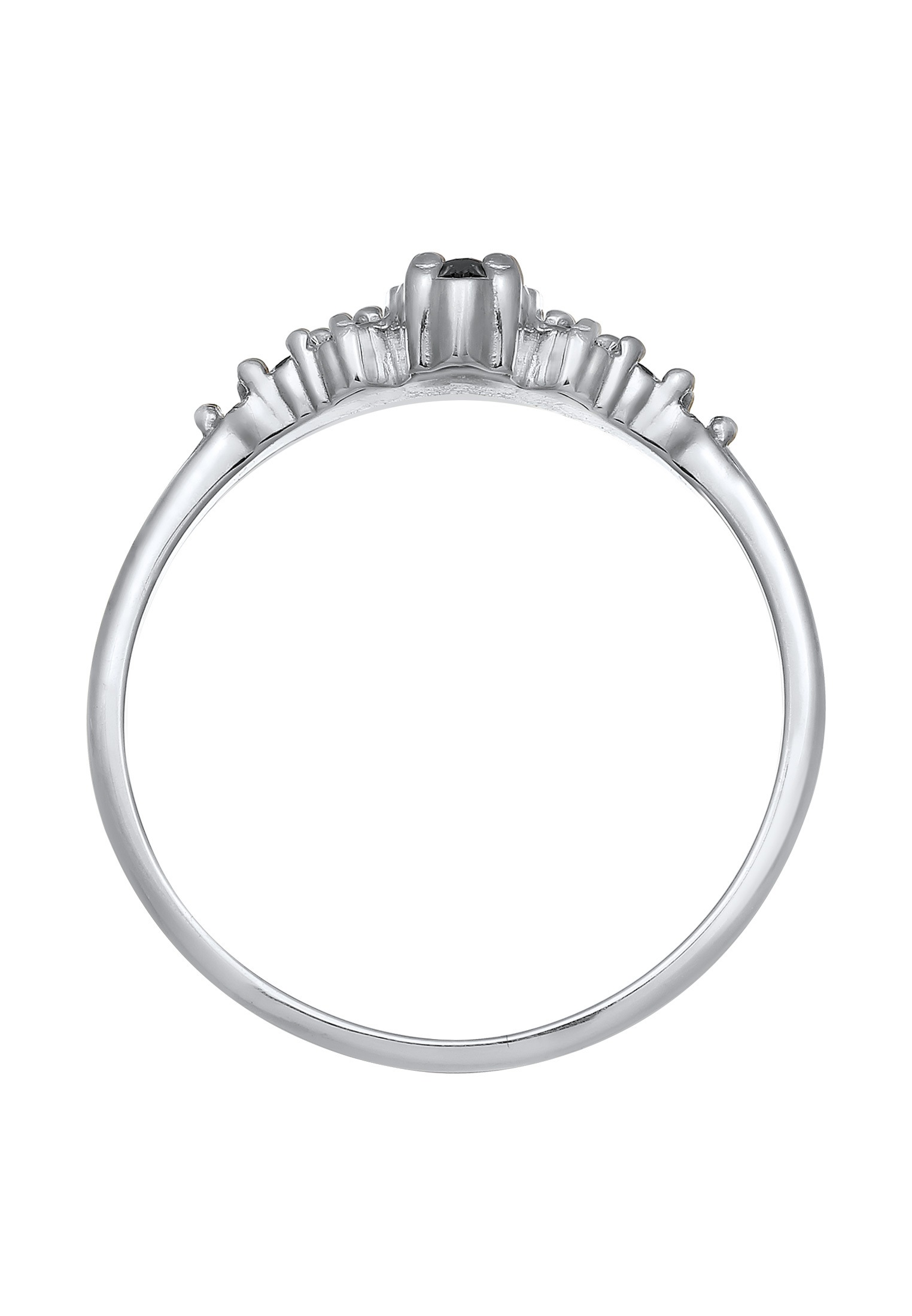 Elli Silberring »Ring Kristall Marquise Klassik Verlobung 925 Silber«