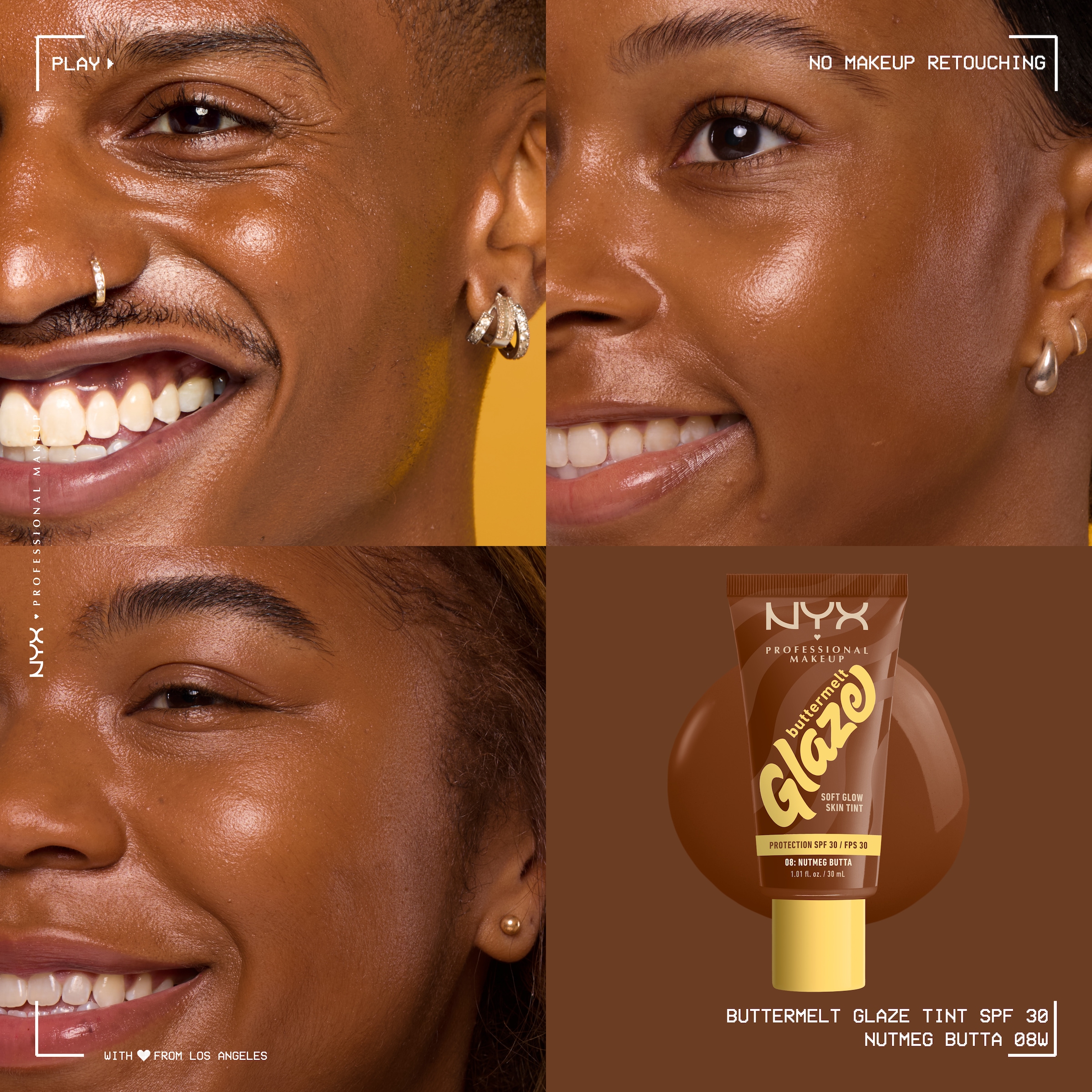 NYX Foundation »NYX Professional Makeup Buttermelt Glaze Foundation LSF 30«