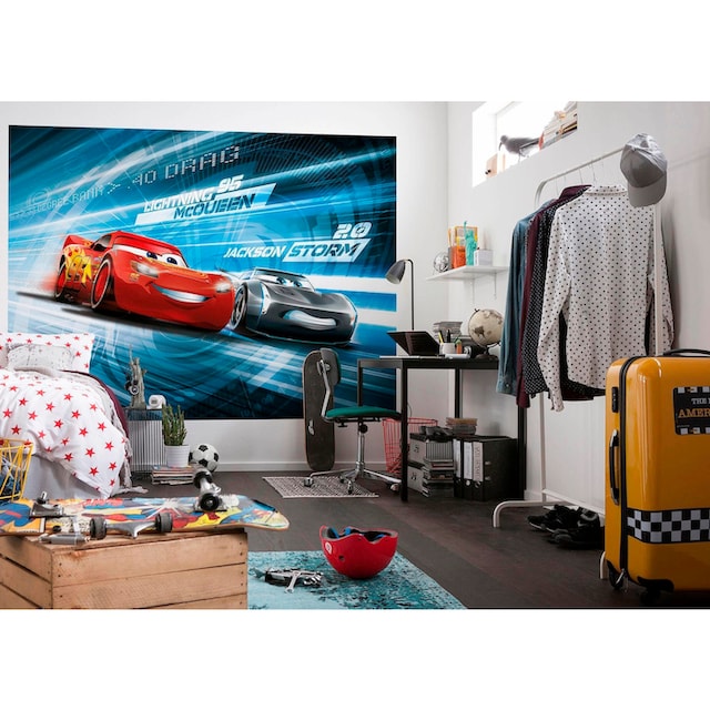 Komar Fototapete »Cars3 Simulation«, 254x184 cm (Breite x Höhe), inklusive  Kleister online kaufen | mit 3 Jahren XXL Garantie